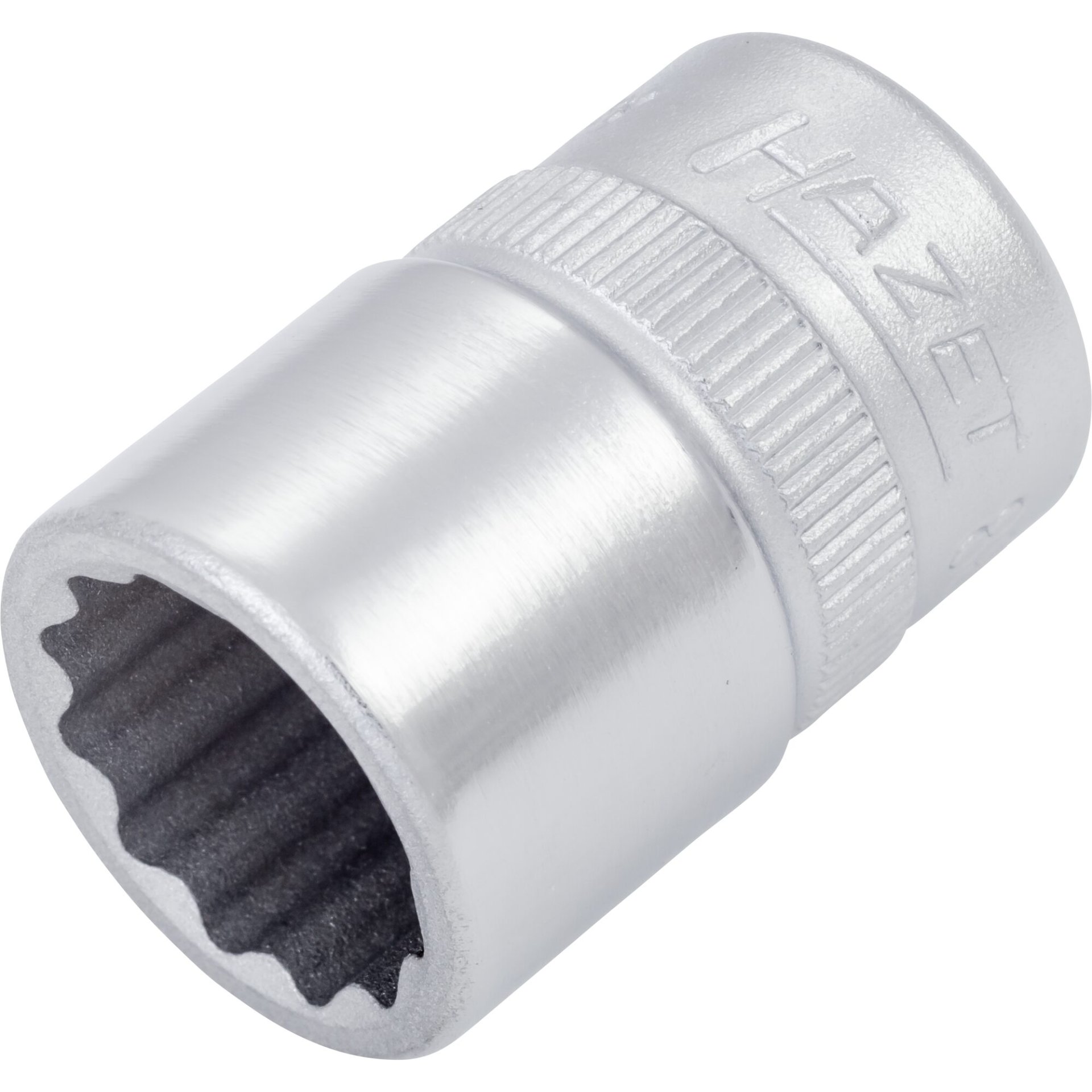 HAZET Steckschlüsseleinsatz 880AZ-1/2 ∙ 3/8 Zoll (10 mm) Vierkant hohl ∙ Außen-Tractionsprofil Doppelsechskant ∙ SW 1⁄2″