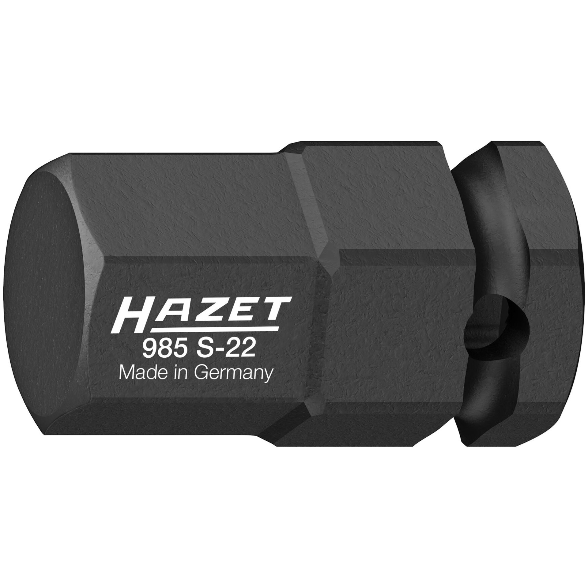 HAZET Douille mâle à chocs 985S-22 ∙ Carré creux 1/2 pouce (12,5 mm) ∙ Profil à 6 pans intérieurs ∙ taille 22 mm
