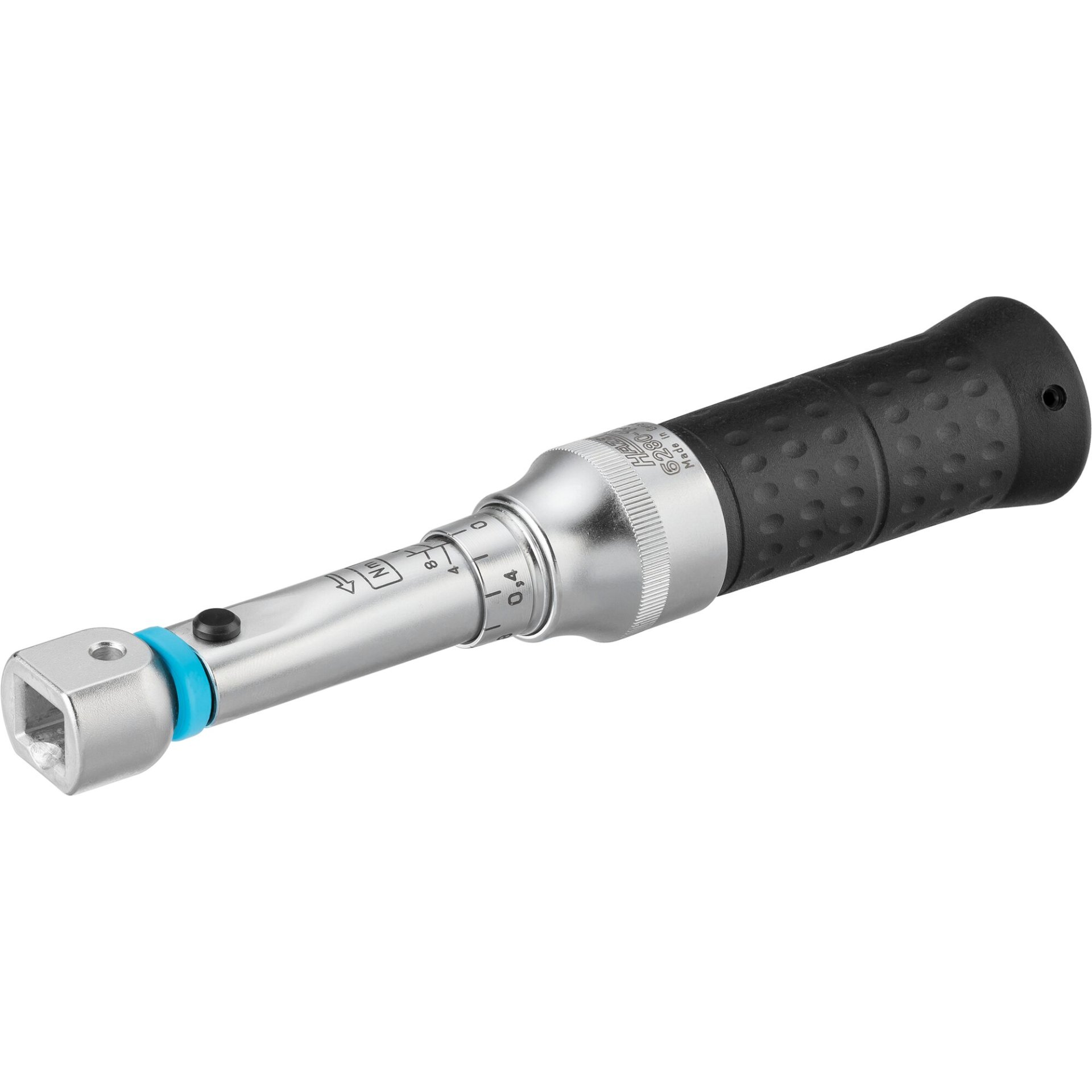 HAZET Torque wrench with DAkkS calibration certificate 6280-1CTCAL ∙ Torque range min-max: 2 – 10 Nm ∙ Accuracy: 2% ∙ 9 x 12 mm insert square ∙ 181 mm