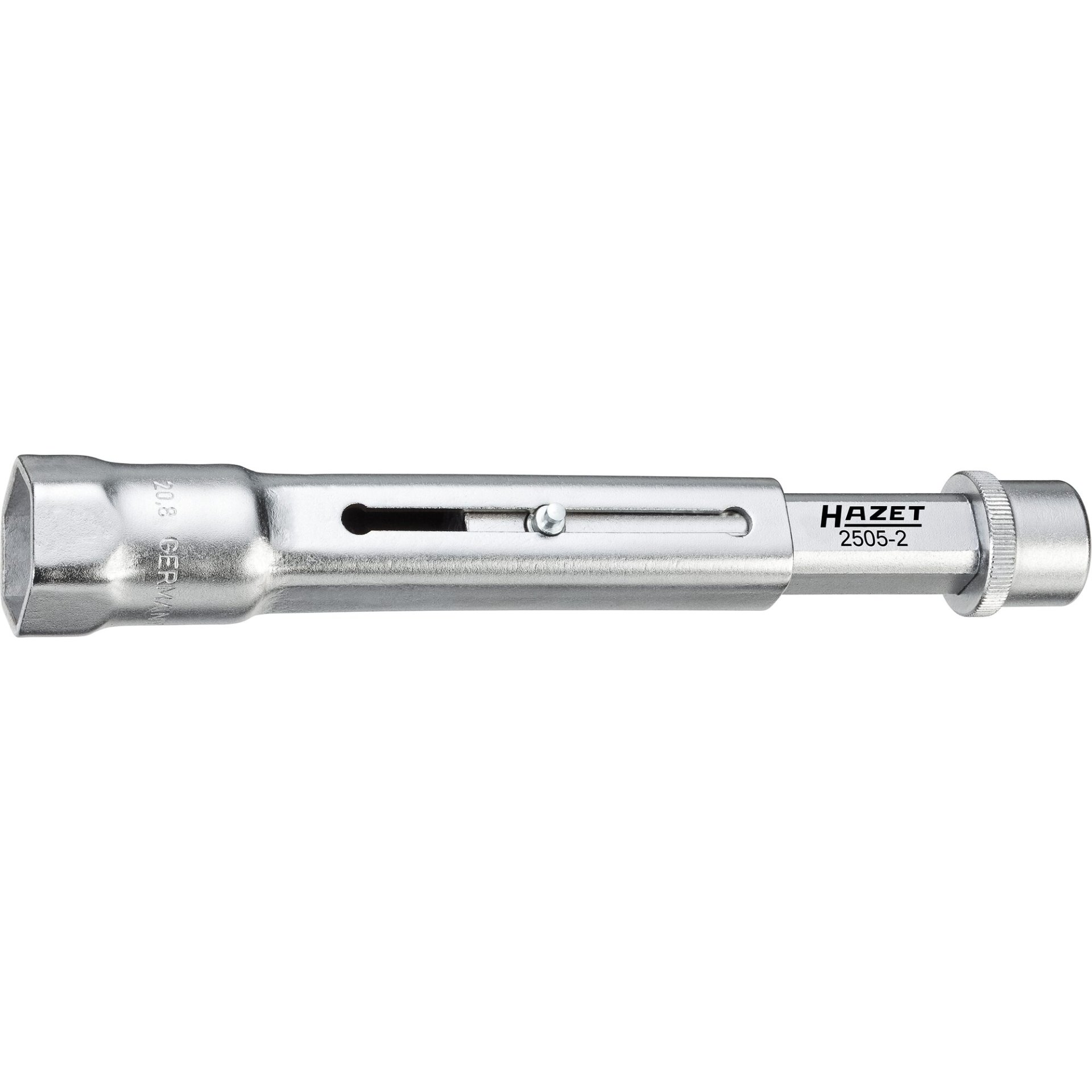 HAZET Zündkerzen Schlüssel 2505-2 ∙ 3/8 Zoll (10 mm) Vierkant hohl ∙ Außen Sechskant Profil ∙ 20.8 mm ∙ 13⁄16″