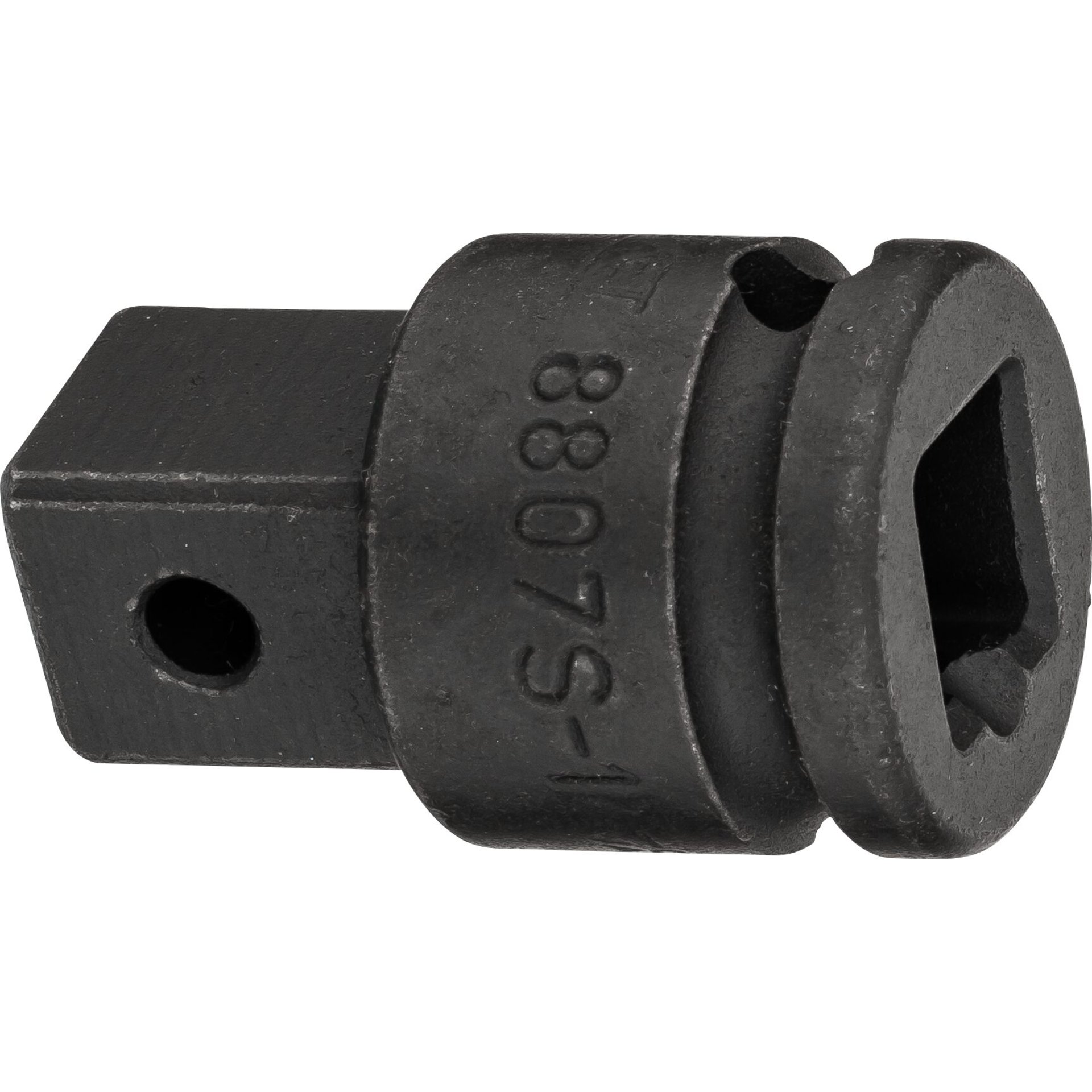 HAZET Vergrößerungsstück 8807S-1 ∙ 3/8 Zoll (10 mm) Vierkant hohl ∙ 1/2 Zoll (12,5 mm) Vierkant massiv ∙ 22 mm