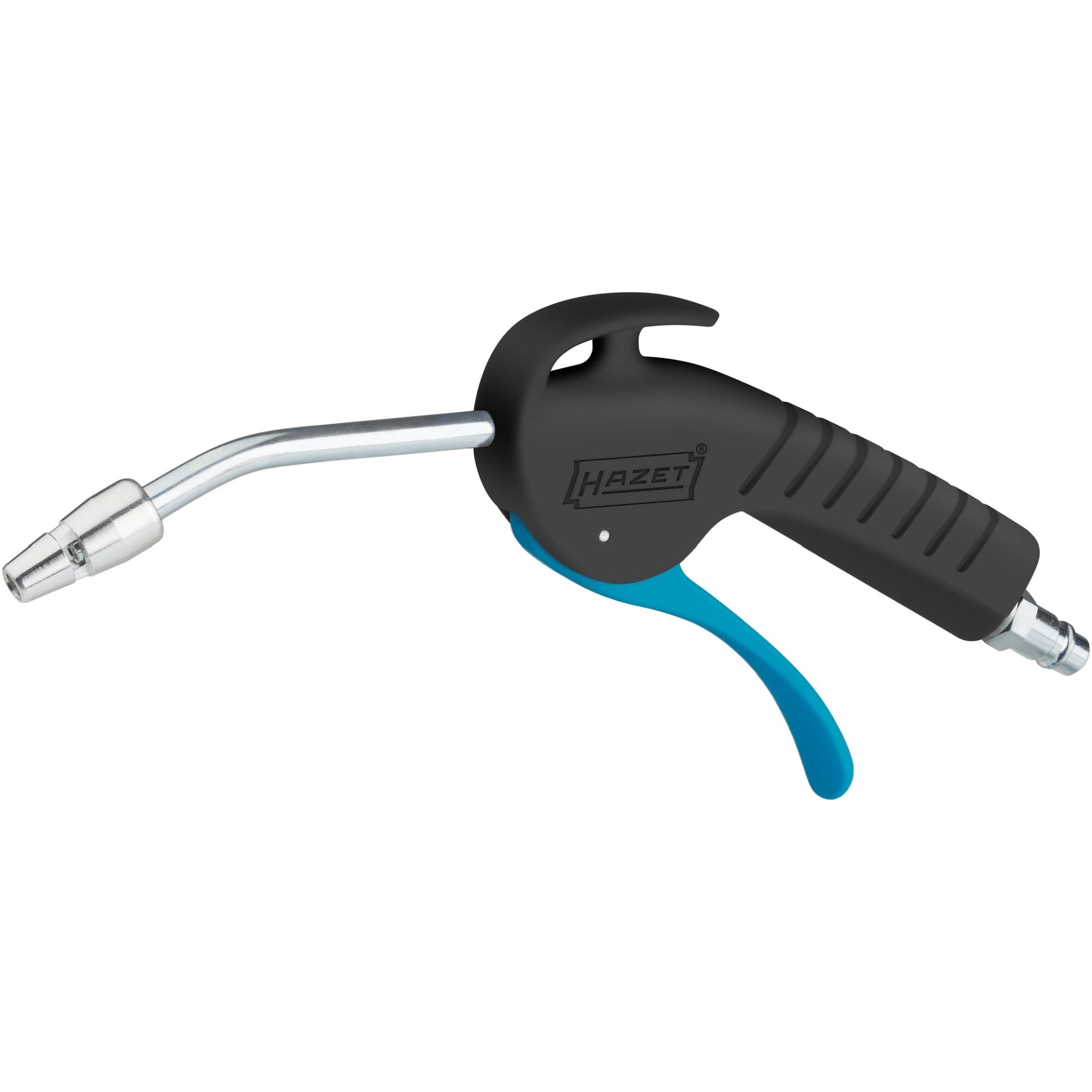 HAZET Pistolet de soufflage ∙ 100 mm · avec buse Venturi et tube courbé 9040P-4 ∙ 265 mm