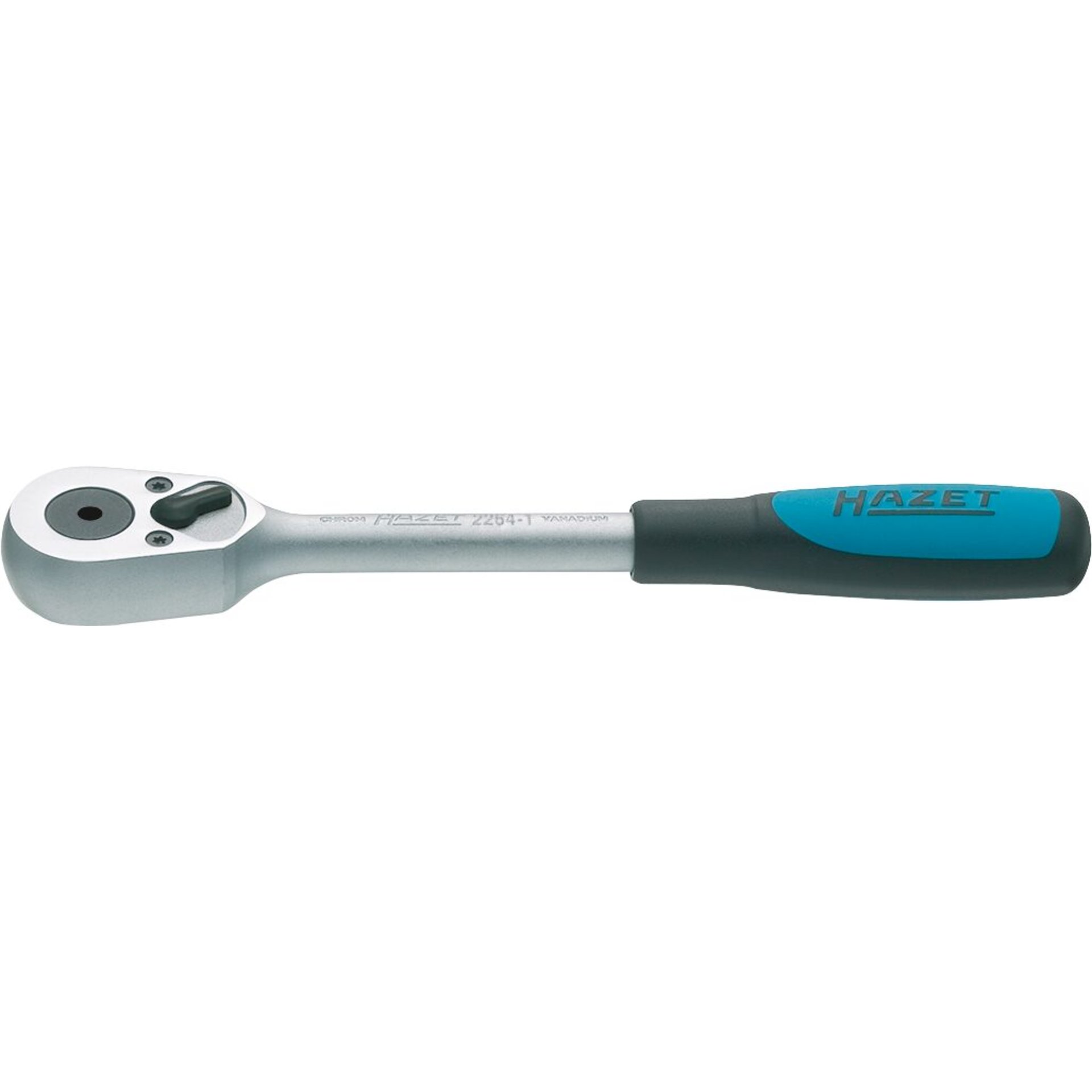 HAZET Cliquet réversible pour embouts-tournevis (bits) 2264-1 ∙ Hexagone creux 5/16 pouce (8 mm) ∙ 200 mm