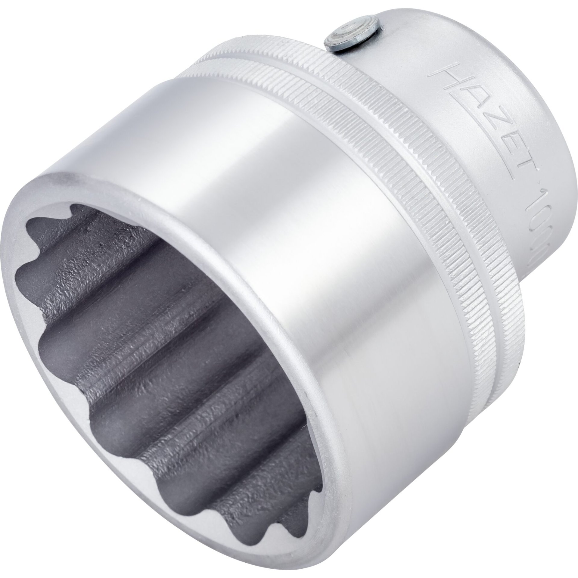 HAZET Socket ∙ 12-point 1000AZ-2 ∙ 3/4 inch (20 mm) square, hollow ∙ Outside 12-point profile ∙ size 2″