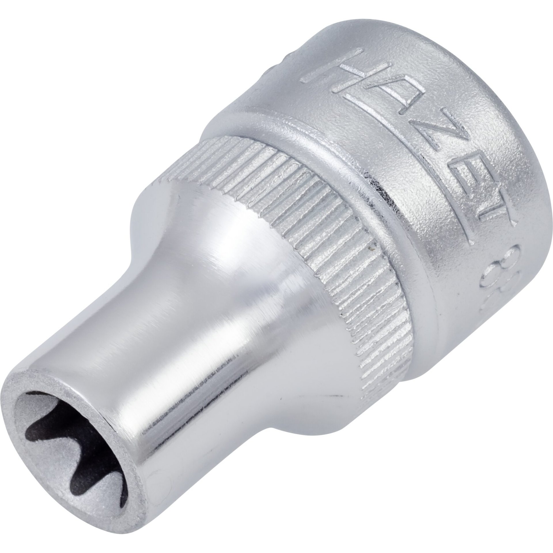 HAZET Socket ∙ TORX® 880-E8 ∙ 3/8 inch (10 mm) square, hollow ∙ Outside TORX® profile ∙ size E8