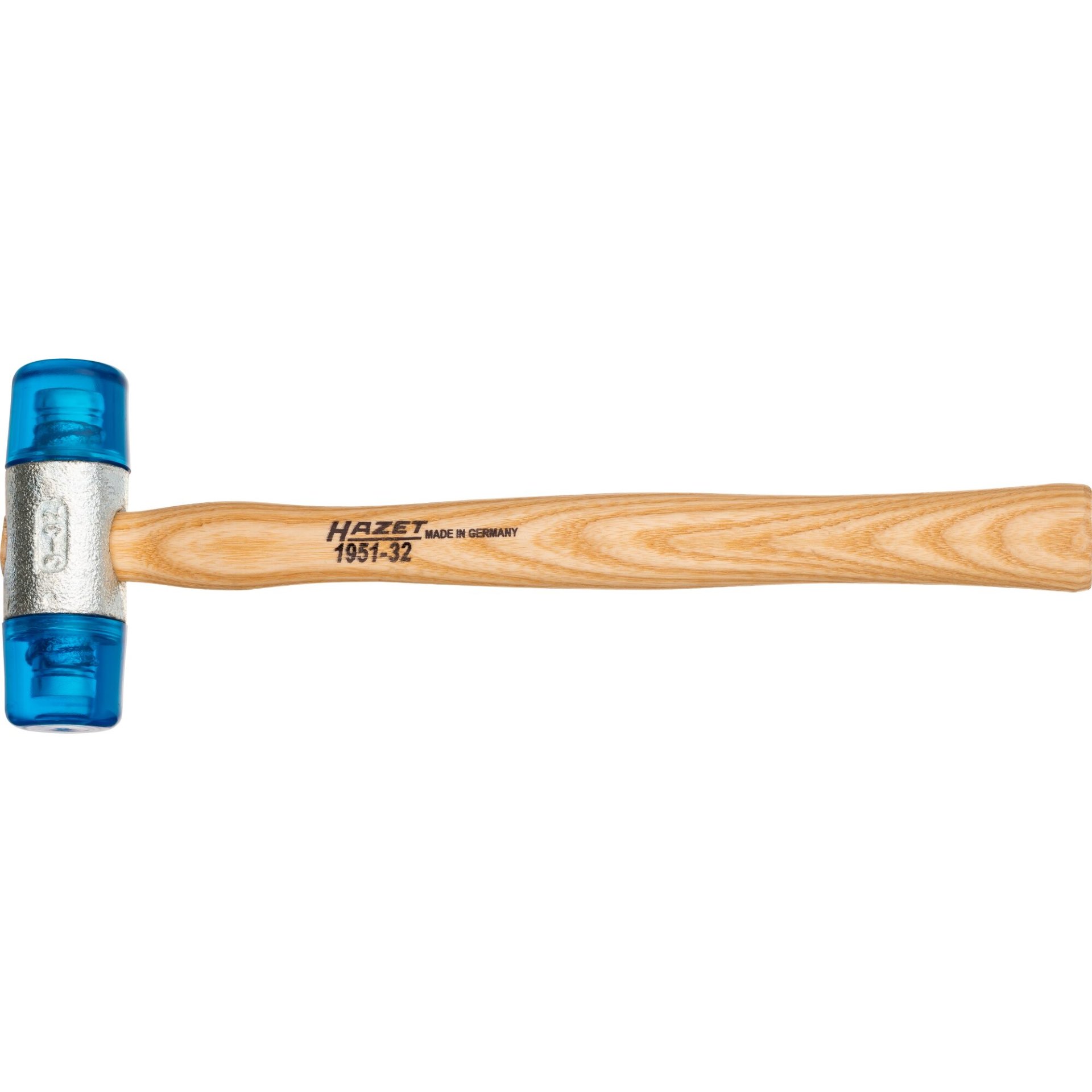 HAZET Plastic soft-faced hammer ∙ low rebound 1951-32 ∙ 32 mm