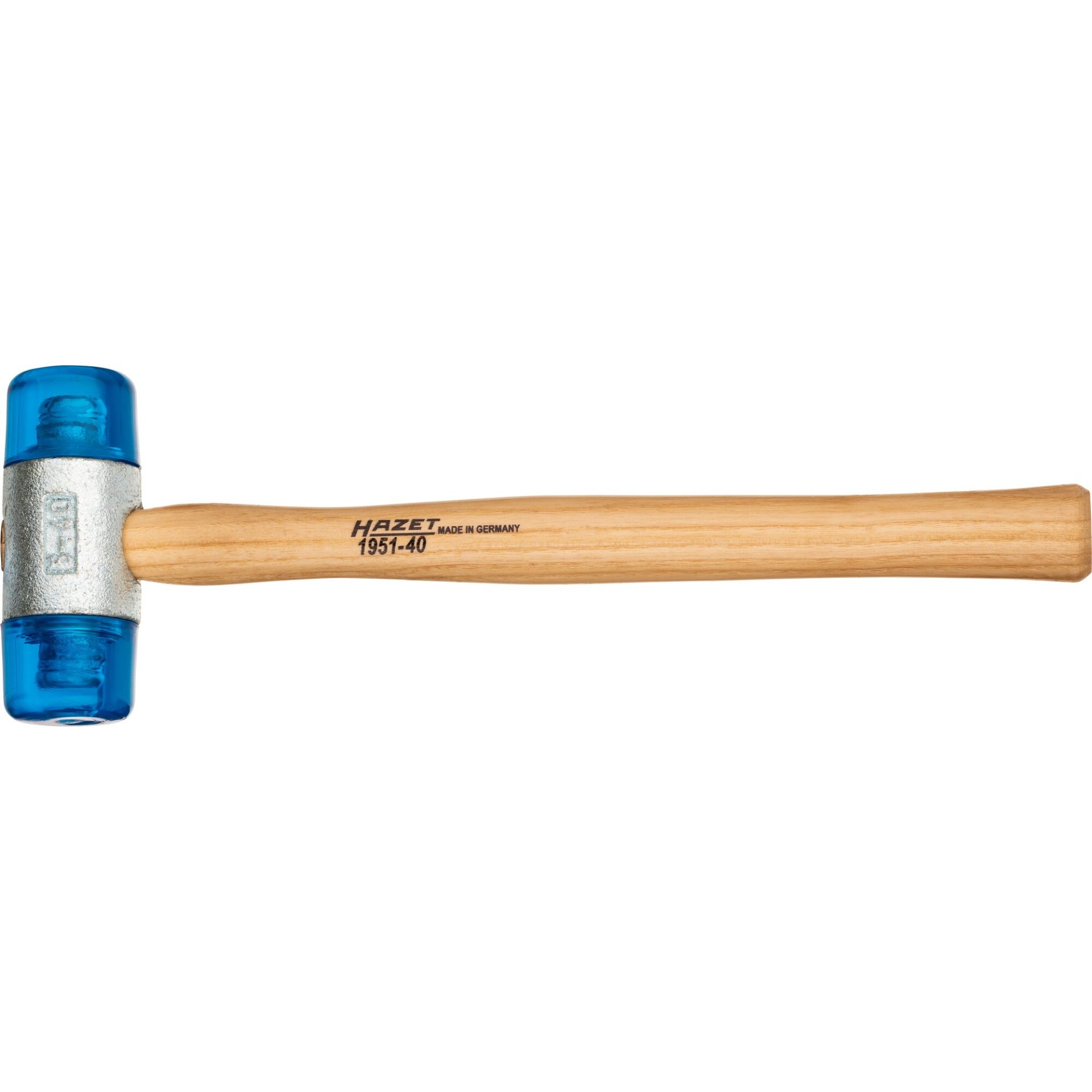 HAZET Plastic soft-faced hammer ∙ low rebound 1951-40 ∙ 40 mm