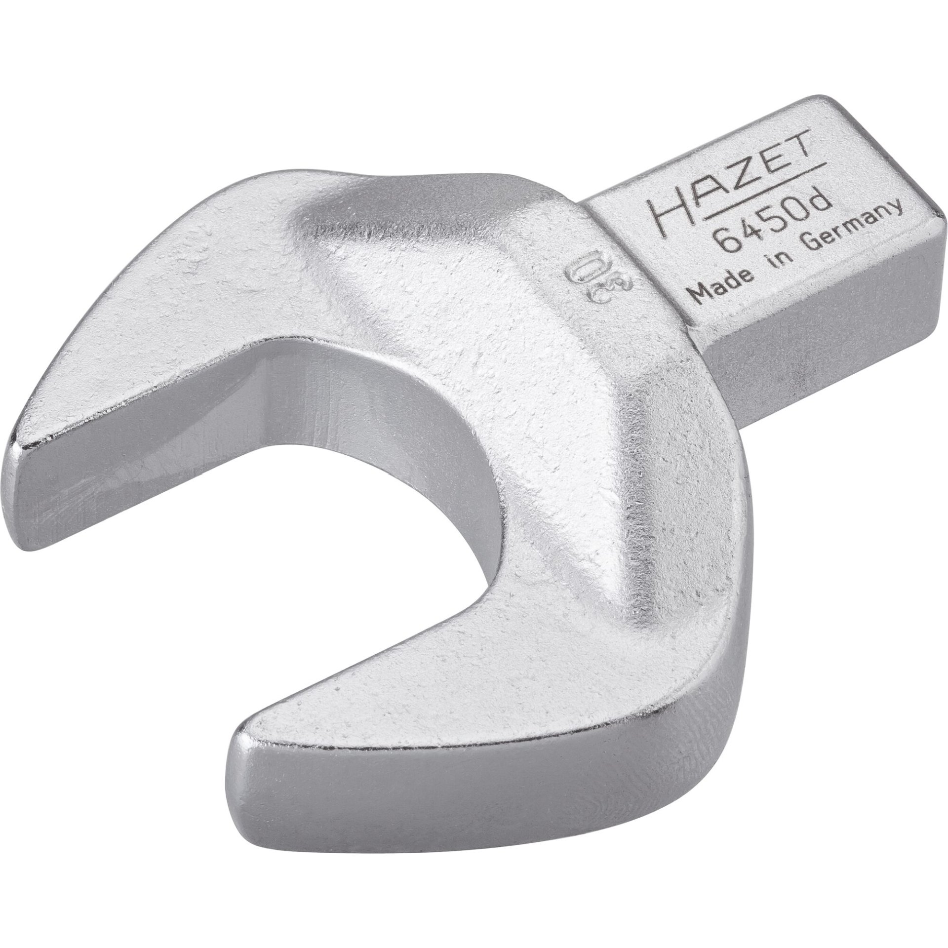 HAZET Einsteck-Maulschlüssel 6450D-30 ∙ 14 x 18 mm Einsteck-Vierkant massiv ∙ Außenprofil Sechskant ∙ SW 30 mm