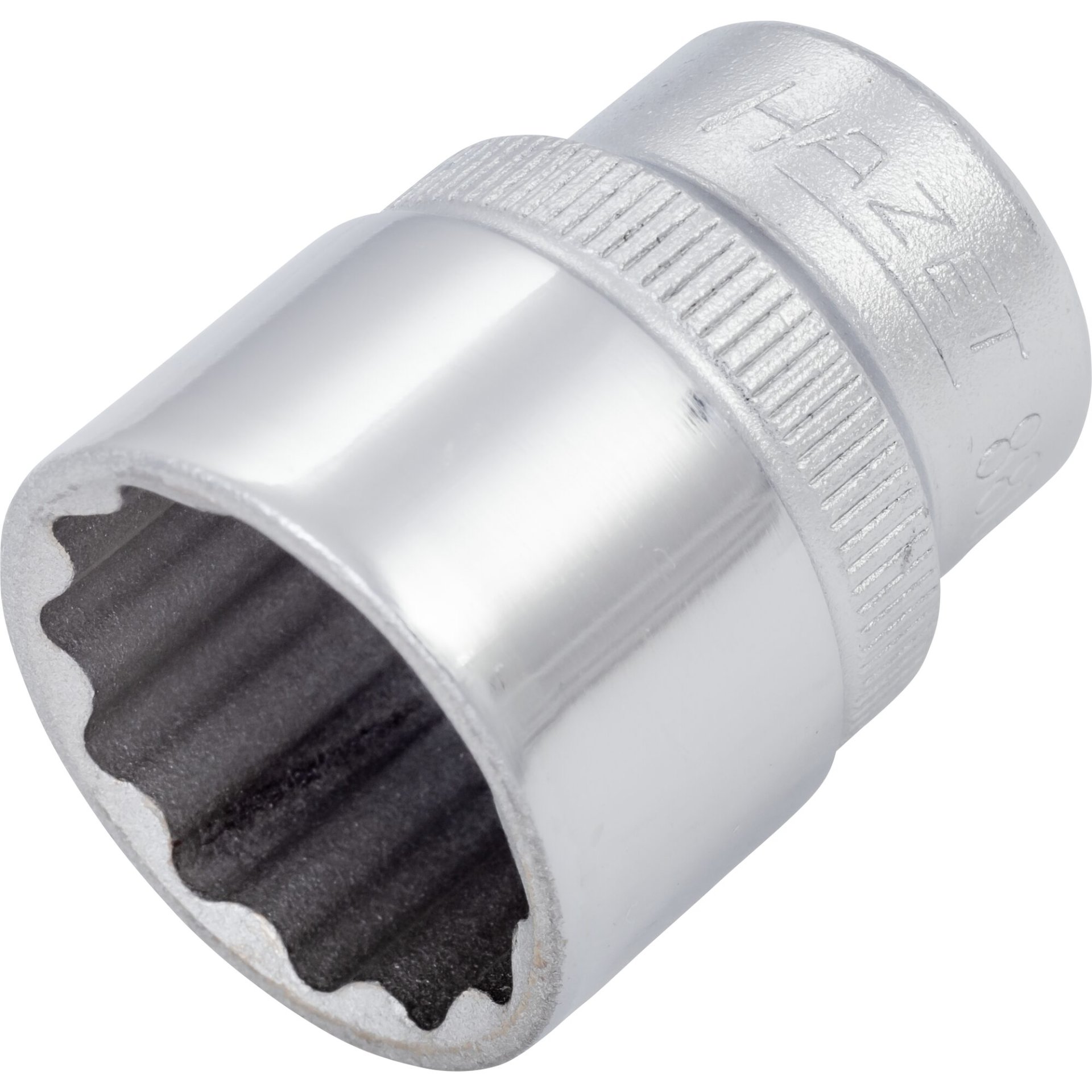 HAZET Steckschlüsseleinsatz 880AZ-11/16 ∙ 3/8 Zoll (10 mm) Vierkant hohl ∙ Außen-Tractionsprofil Doppelsechskant ∙ SW 11⁄16″