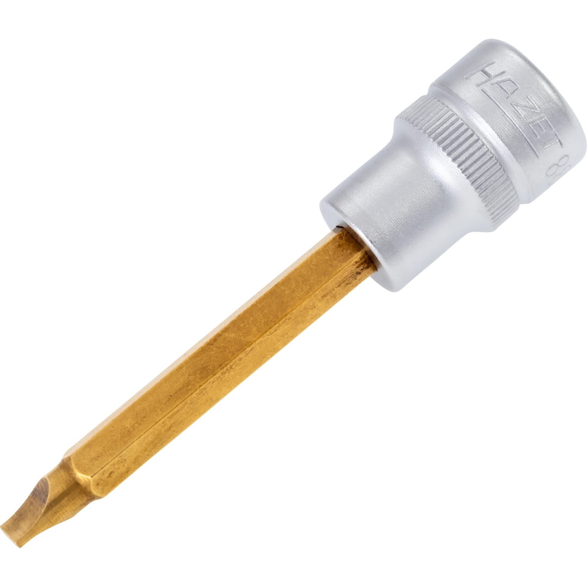 HAZET Schraubendreher-Steckschlüsseleinsatz 8803-1X5.5 ∙ 3/8 Zoll (10 mm) Vierkant hohl ∙ Schlitz Profil ∙ 1 x 5.5 mm