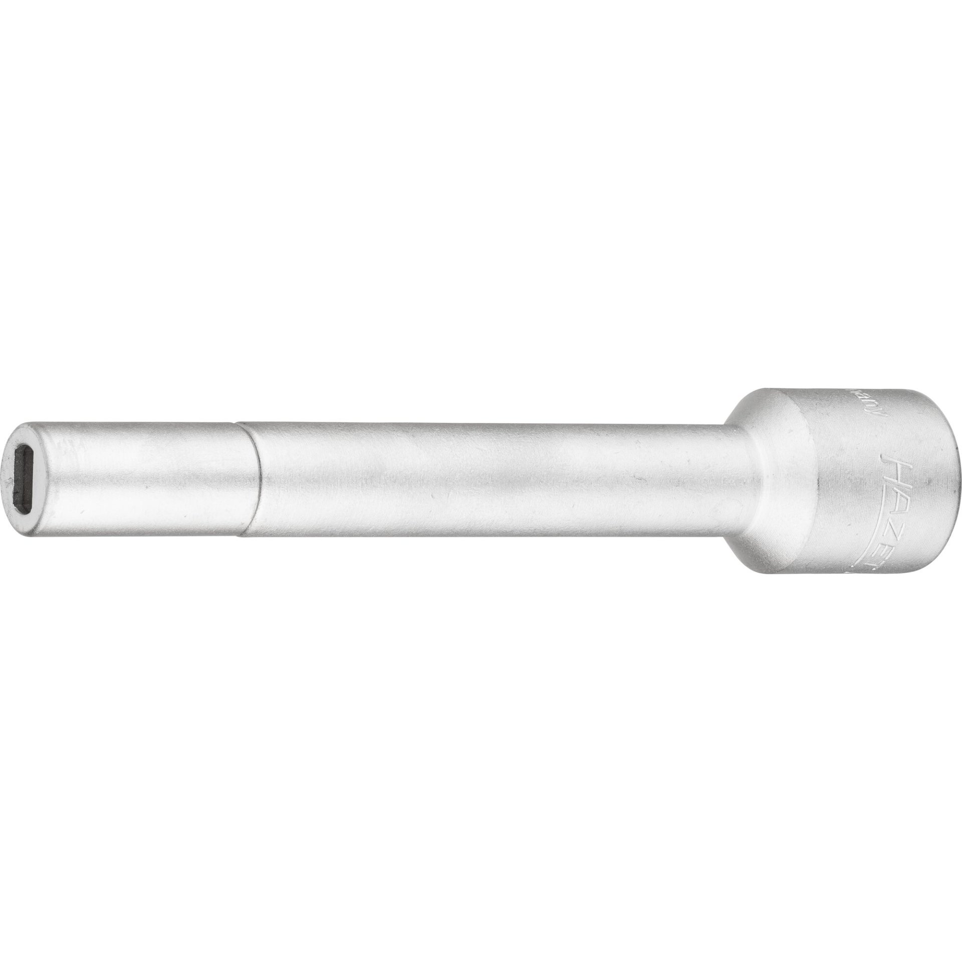 HAZET Verlängerung 4910-58 ∙ 1/2 Zoll (12,5 mm) Vierkant hohl ∙ Zapfenprofil hohl ∙ SW für Zapfenprofil 5 x 8 mm