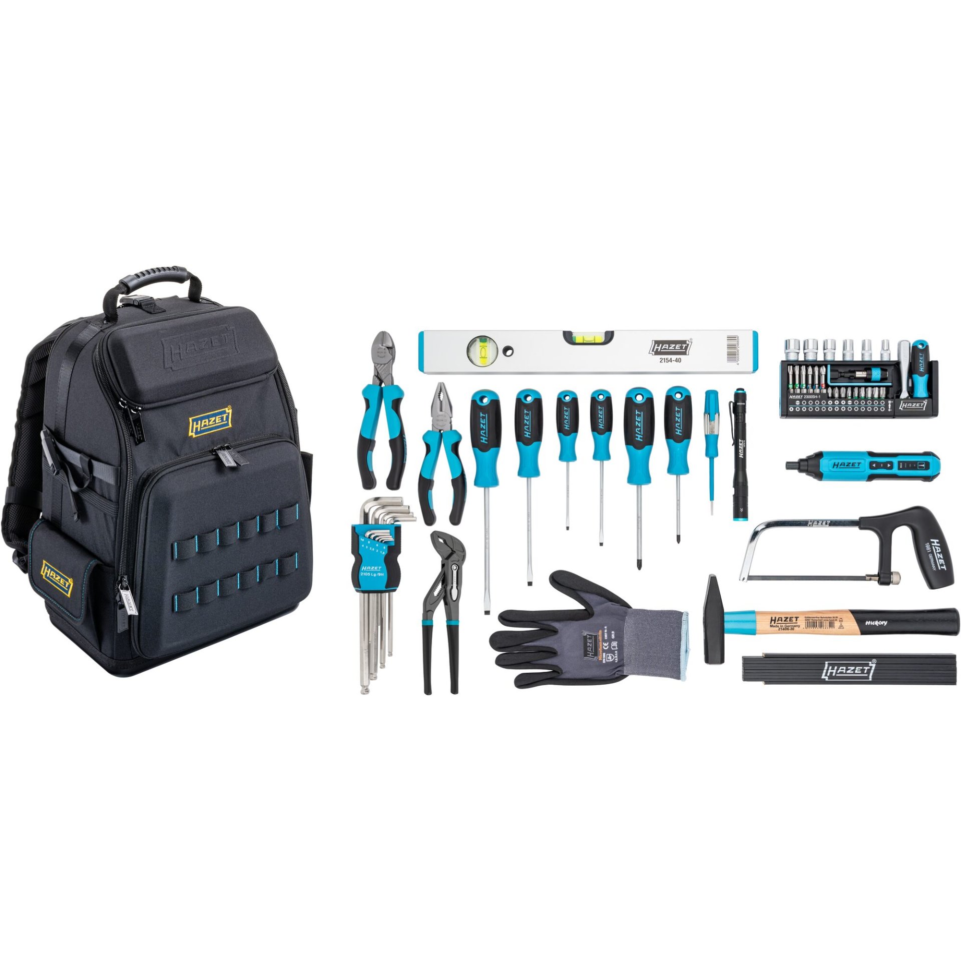 HAZET Werkzeug-Rucksack 191R-1/56 ∙ 56-teilig