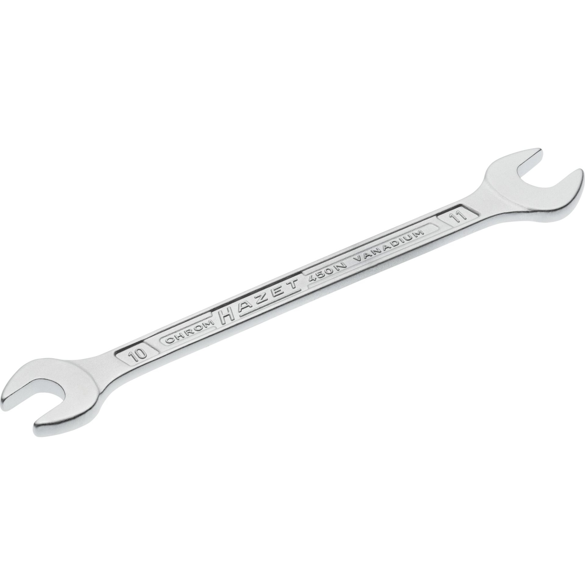 HAZET Doppel-Maulschlüssel 450N-10X11 ∙ Außenprofil Sechskant ∙ SW 10 x 11 mm