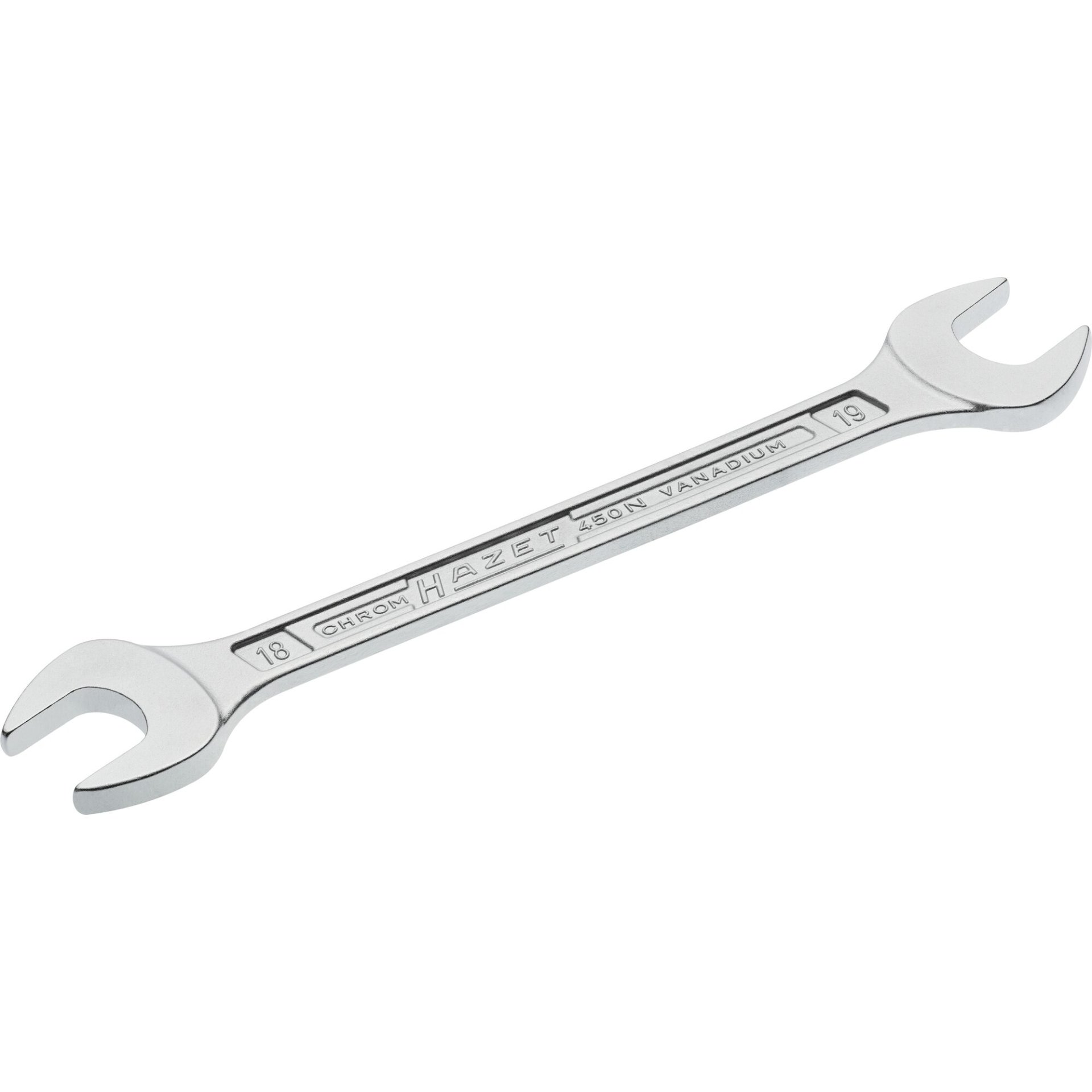 HAZET Llave de dos bocas 450N-18X19 ∙ Perfil de hexágono exterior ∙ ancho de llave 18 x 19 mm