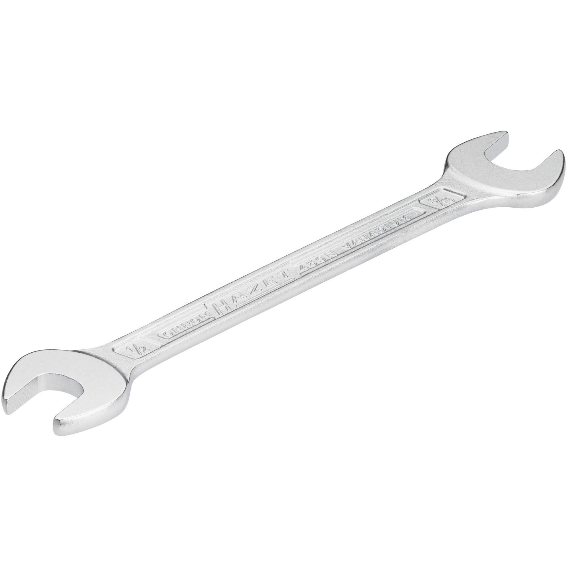 HAZET Doppel-Maulschlüssel 450NA-1/2X9/16VKH ∙ Außenprofil Sechskant ∙ SW 1⁄2 x 9⁄16″