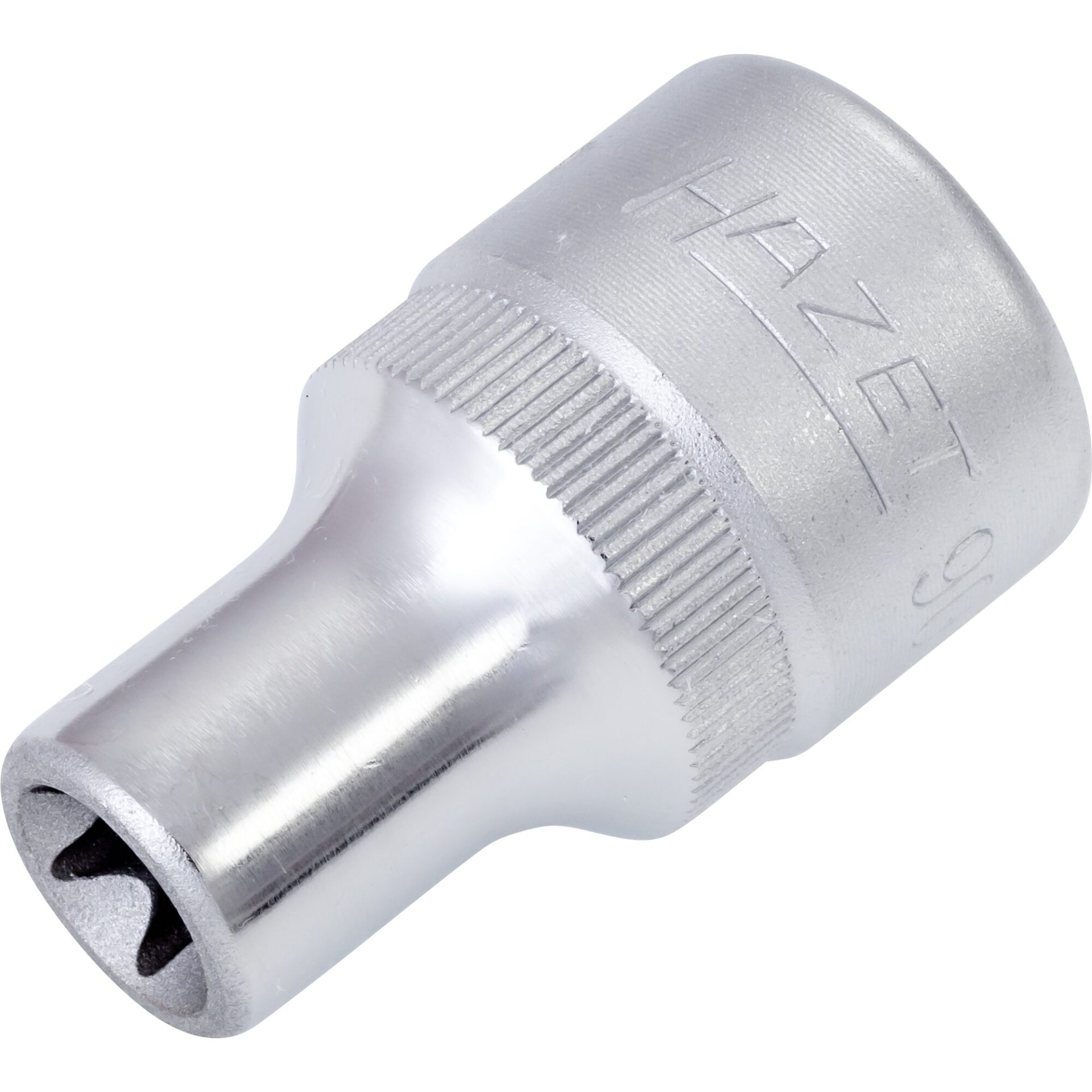HAZET Steckschlüsseleinsatz 900-E10 ∙ 1/2 Zoll (12,5 mm) Vierkant hohl ∙ Außen TORX® Profil ∙ SW E10
