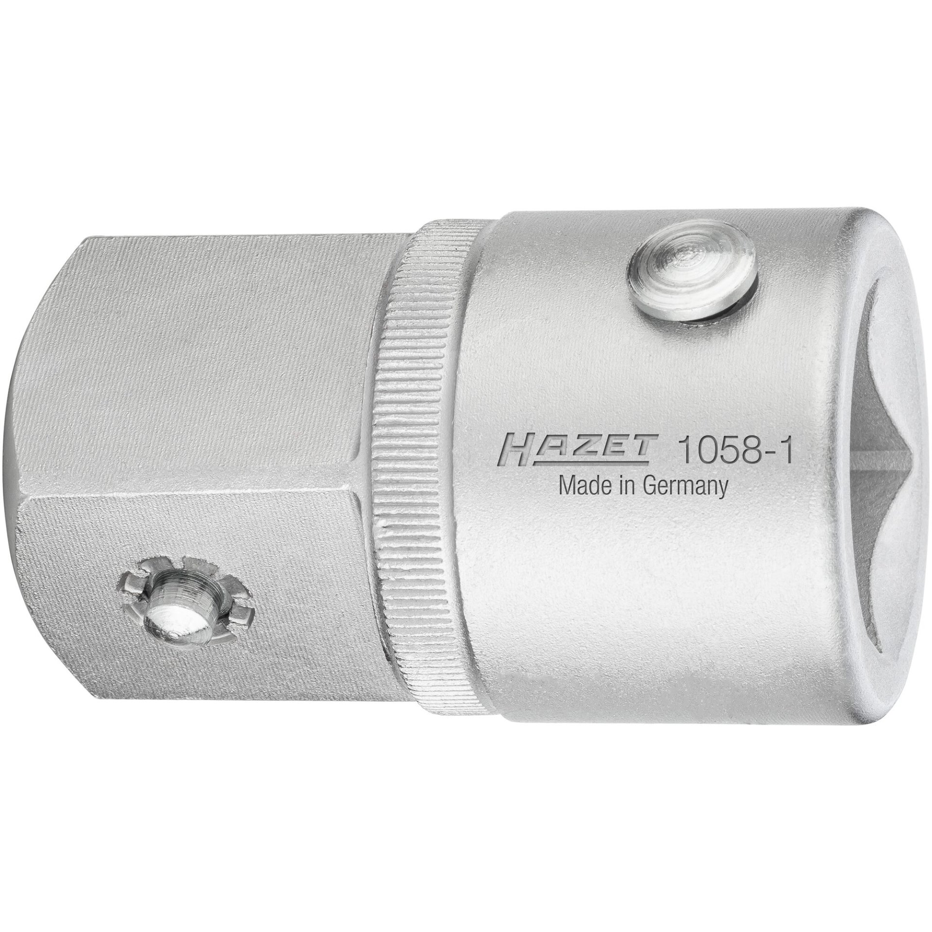 HAZET Amplifier 1058-1 ∙ 3/4 inch (20 mm) square, hollow ∙ 1 inch (25 mm) square, solid ∙ 60.6 mm