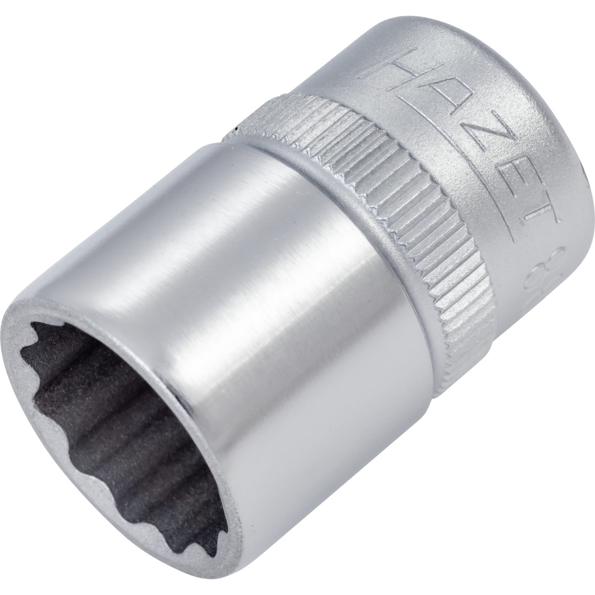 HAZET Steckschlüsseleinsatz 880Z-13 ∙ 3/8 Zoll (10 mm) Vierkant hohl ∙ Außen-Tractionsprofil Doppelsechskant ∙ SW 13 mm