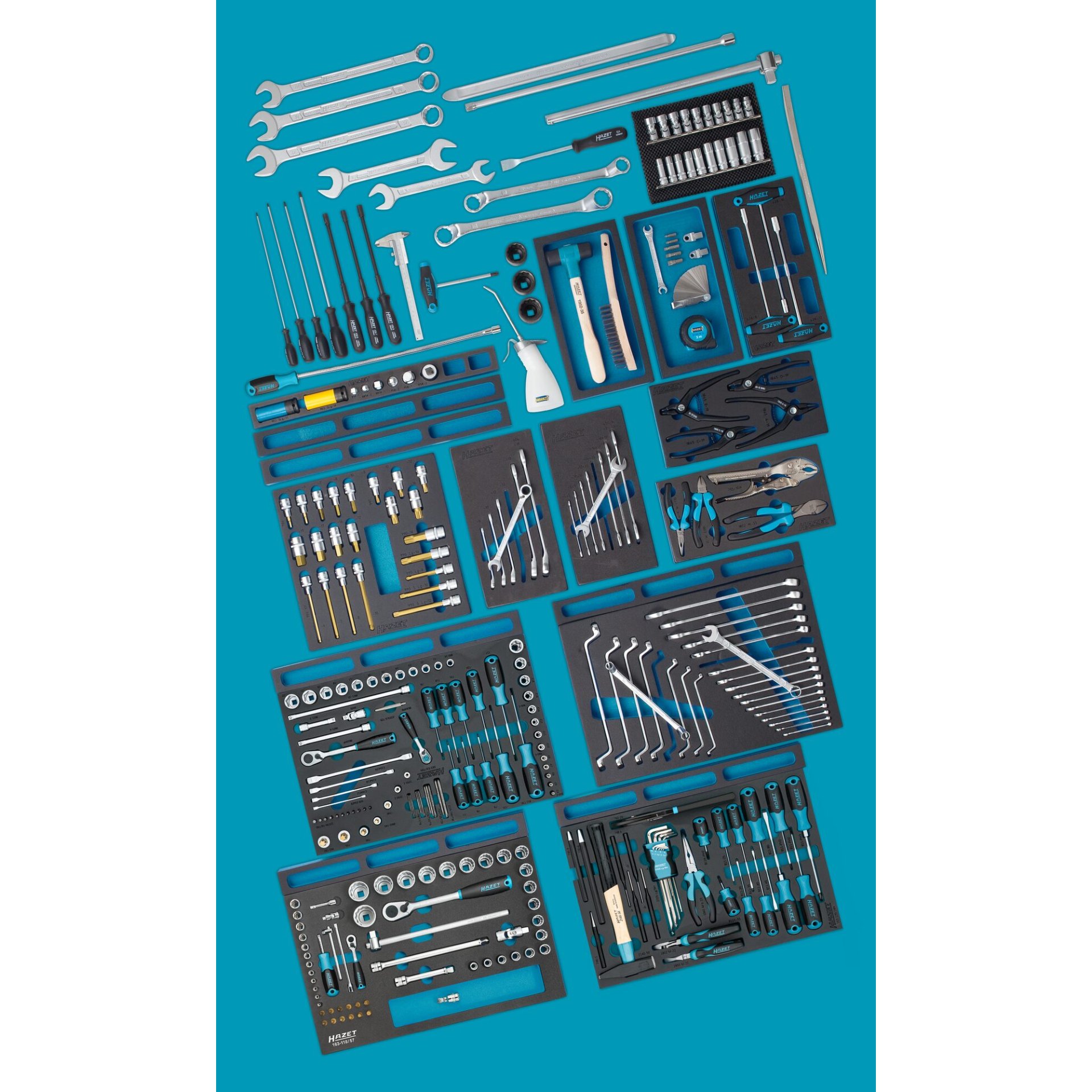 HAZET Assortiment d'outils ∙ MERCEDES-BENZ 0-2700-163/296 ∙ 296 pièces ∙ Nombre d'outils : 296