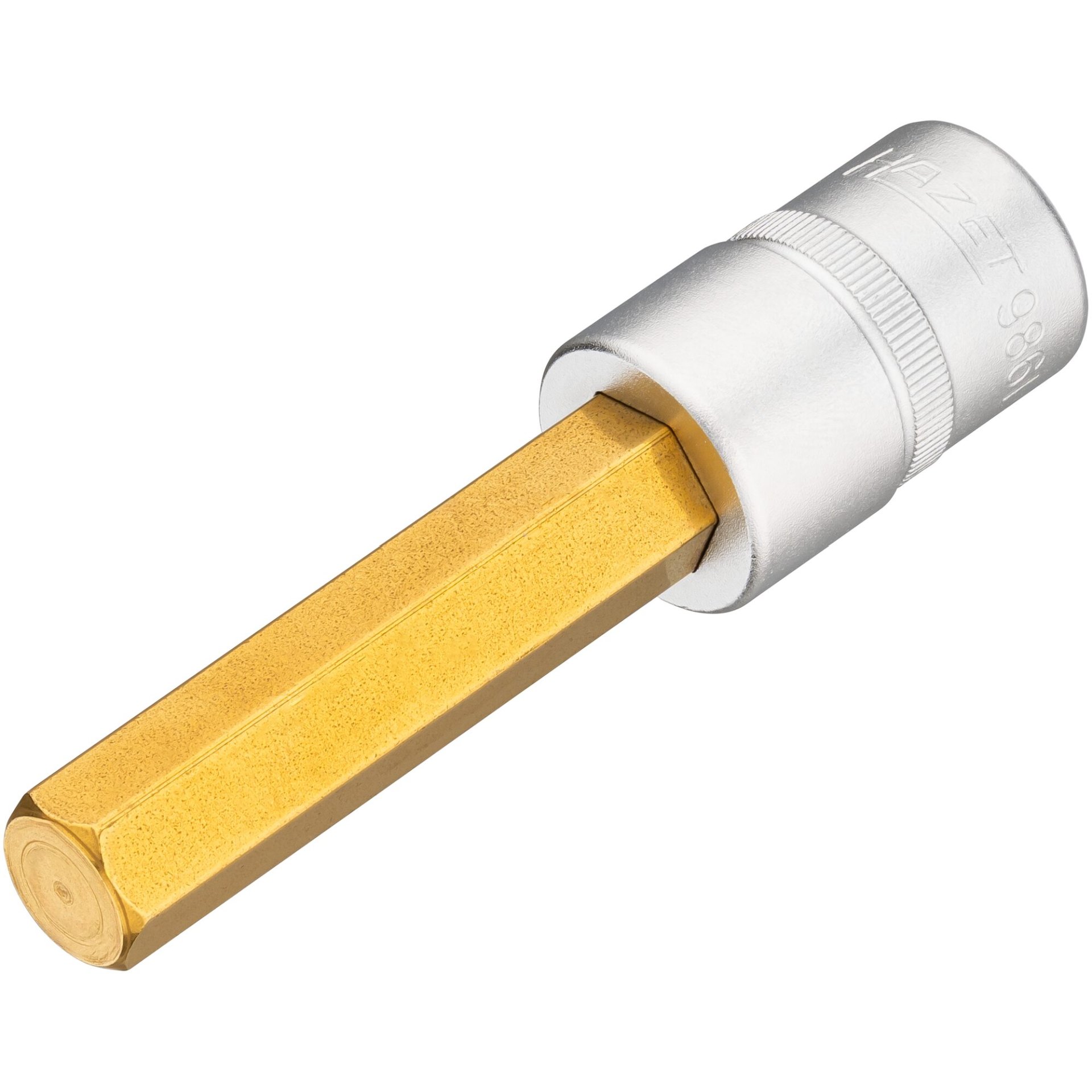 HAZET Schraubendreher-Steckschlüsseleinsatz 986L-14 ∙ 1/2 Zoll (12,5 mm) Vierkant hohl ∙ Innensechskant Profil ∙ SW 14 mm