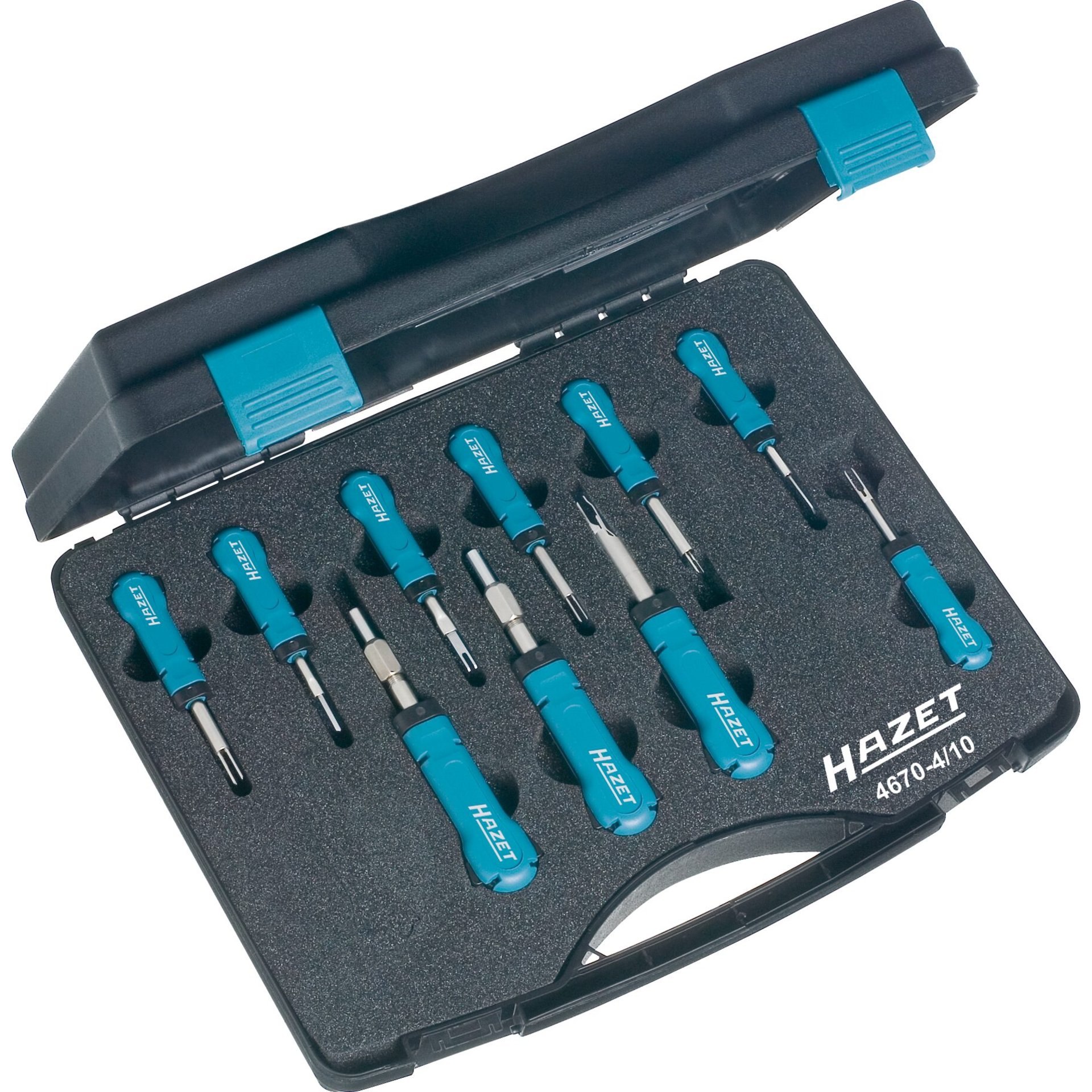 HAZET Cable release tool assortment 4670-4/10 ∙ 10 pieces ∙ Number of tools: 10