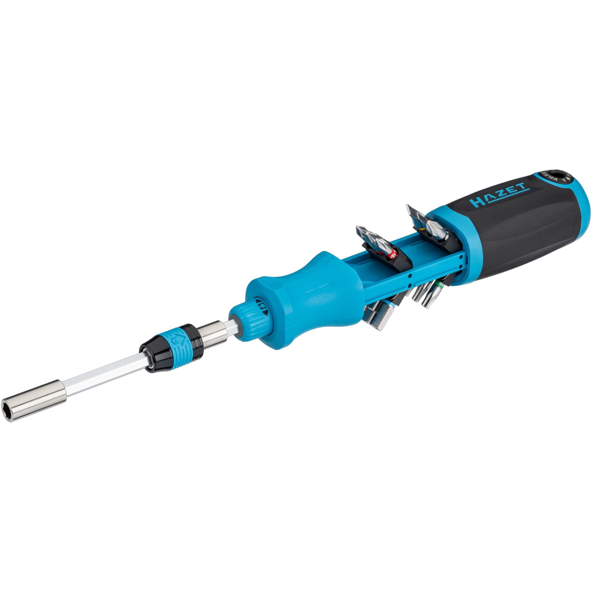HAZET Bit Ratschen-Schraubendreher mit integriertem Magazin 811R-3
