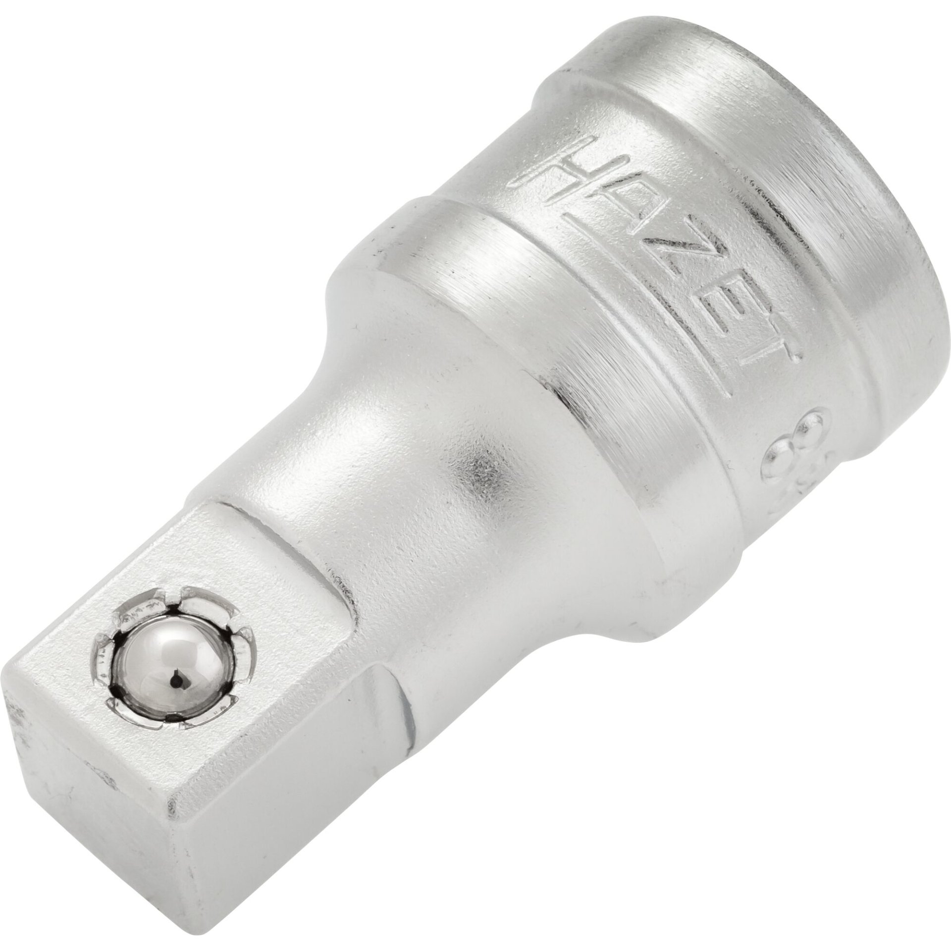 HAZET Verlängerung 8821-1 ∙ 3/8 Zoll (10 mm) Vierkant hohl ∙ 3/8 Zoll (10 mm) Vierkant massiv ∙ Länge: 36 mm