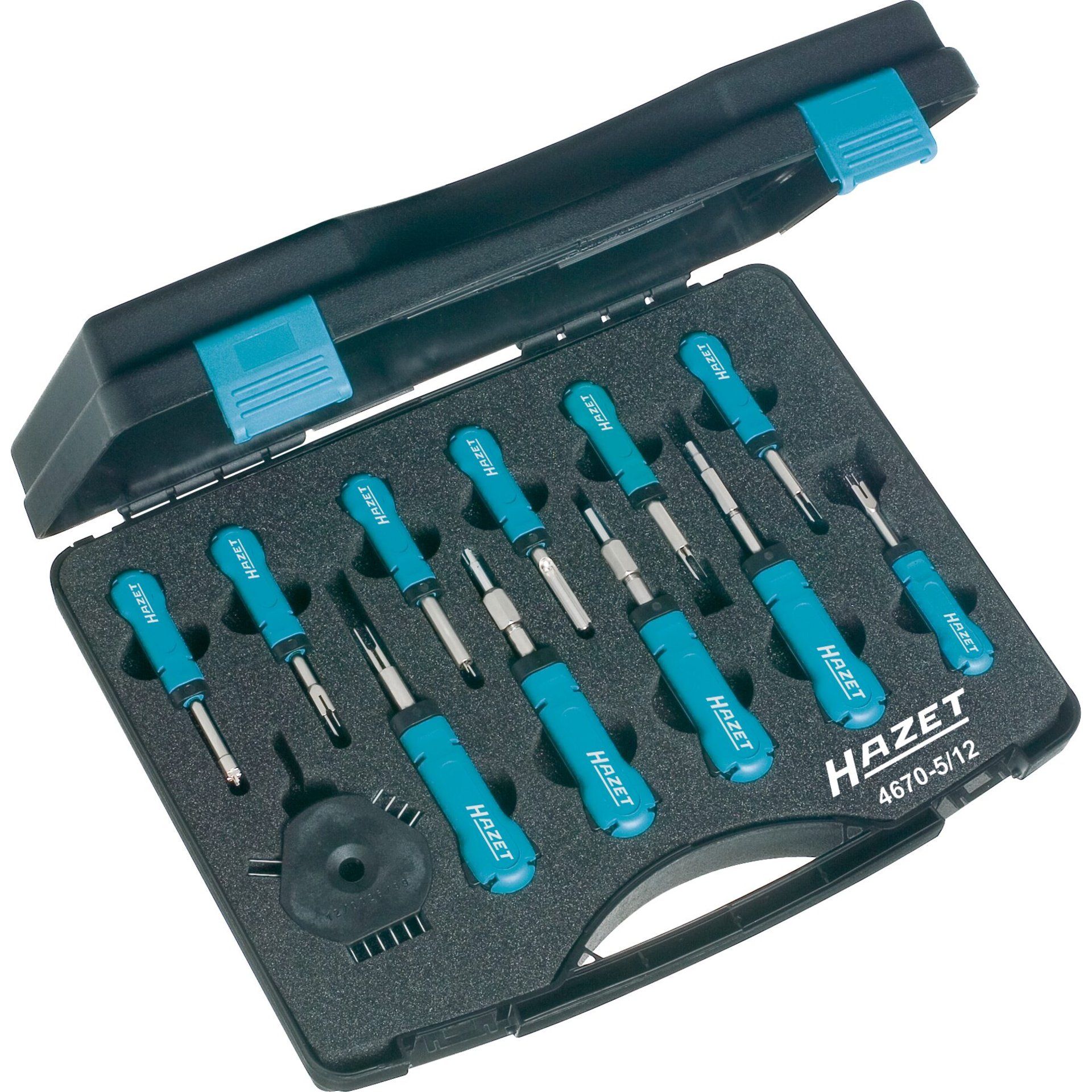HAZET Cable release tool assortment 4670-5/12 ∙ 12 pieces ∙ Number of tools: 12