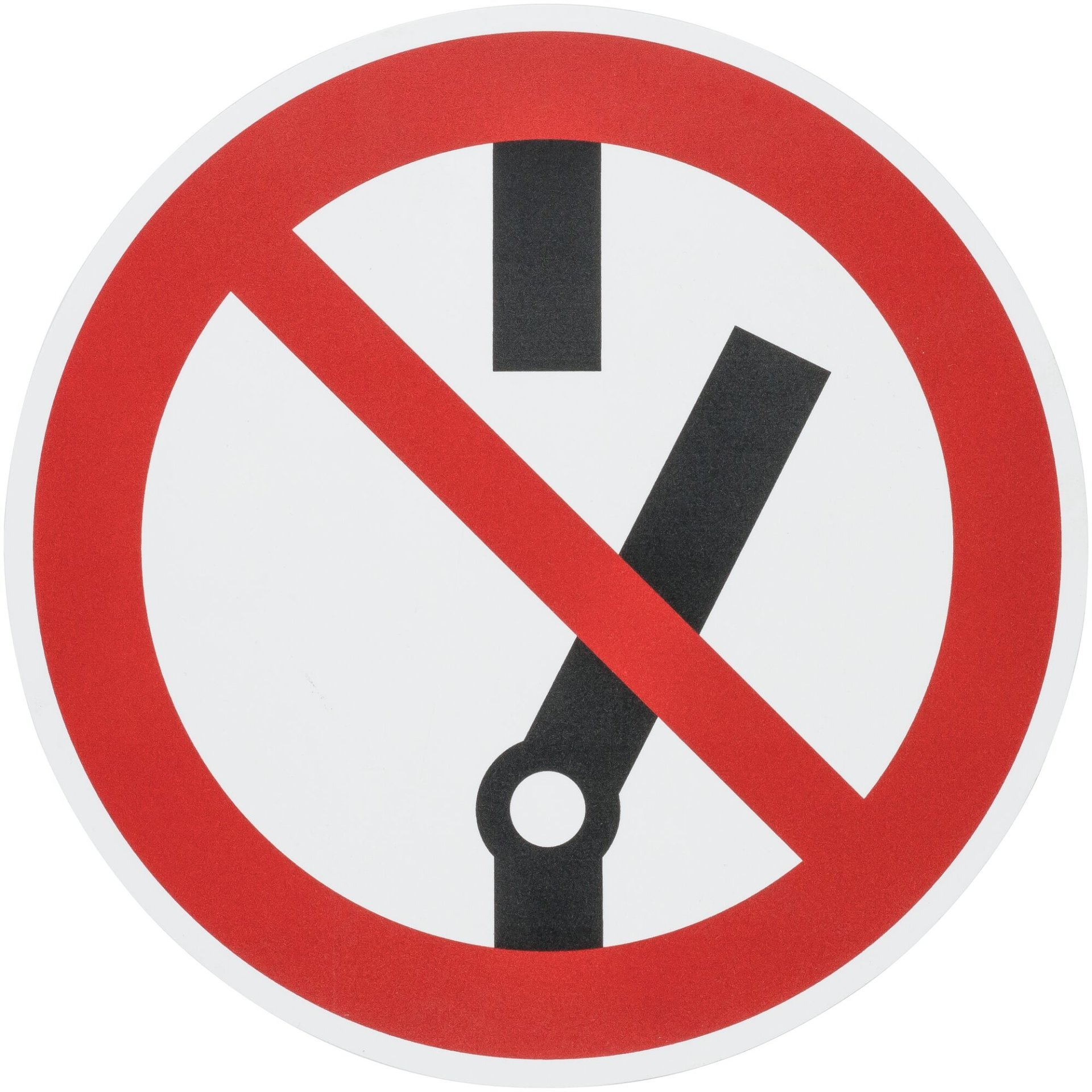 HAZET Waarschuwingsbord „Hybride schakelaar“ 200-2