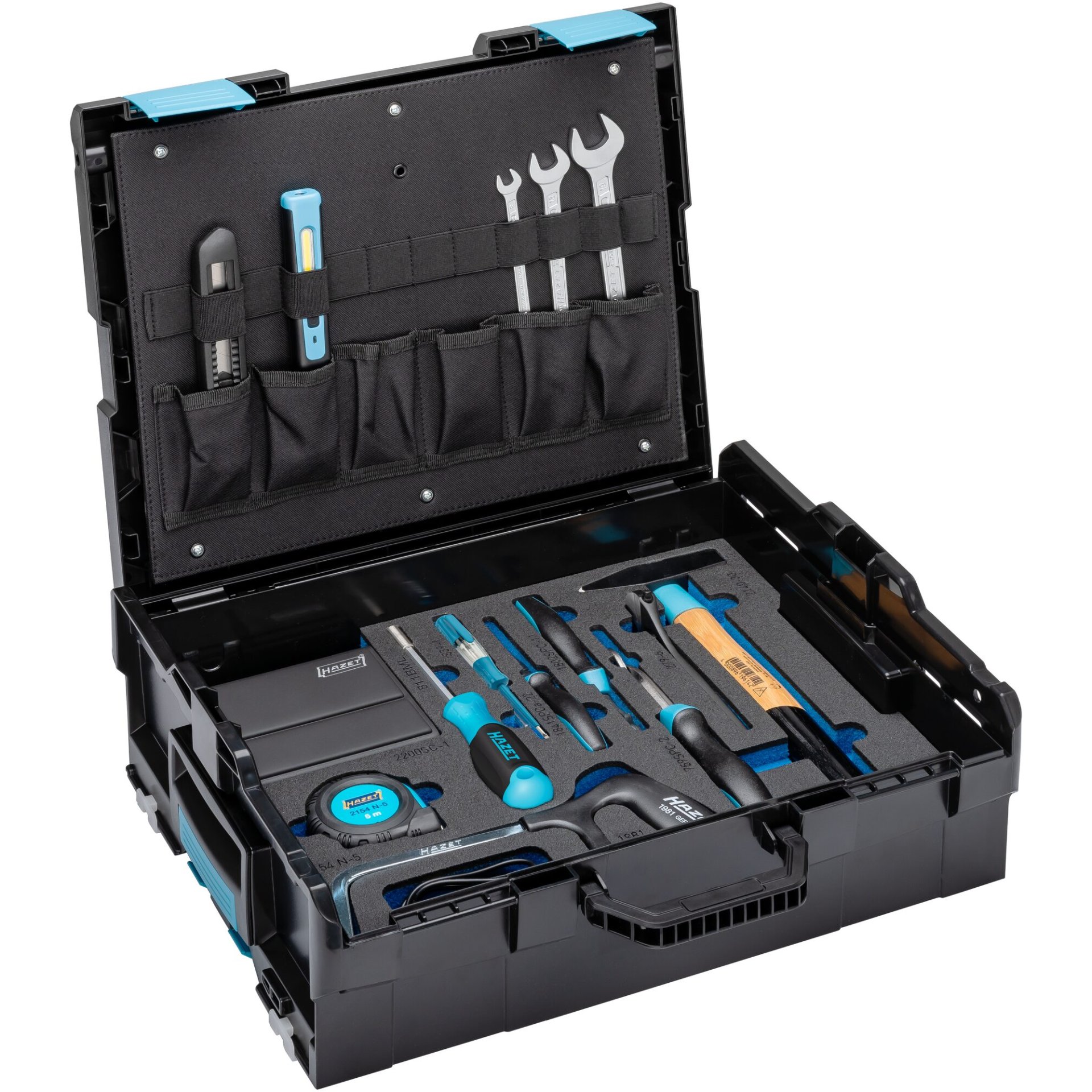 HAZET L-Boxx ∙ avec assortiment 190L-136/83 ∙ 0,5 x 2,8 ∙ 1,5 – 19 ∙ PH1 – PH3 ∙ PZ1 – PZ3 ∙ T6 – T40 ∙ Nombre d'outils : 83