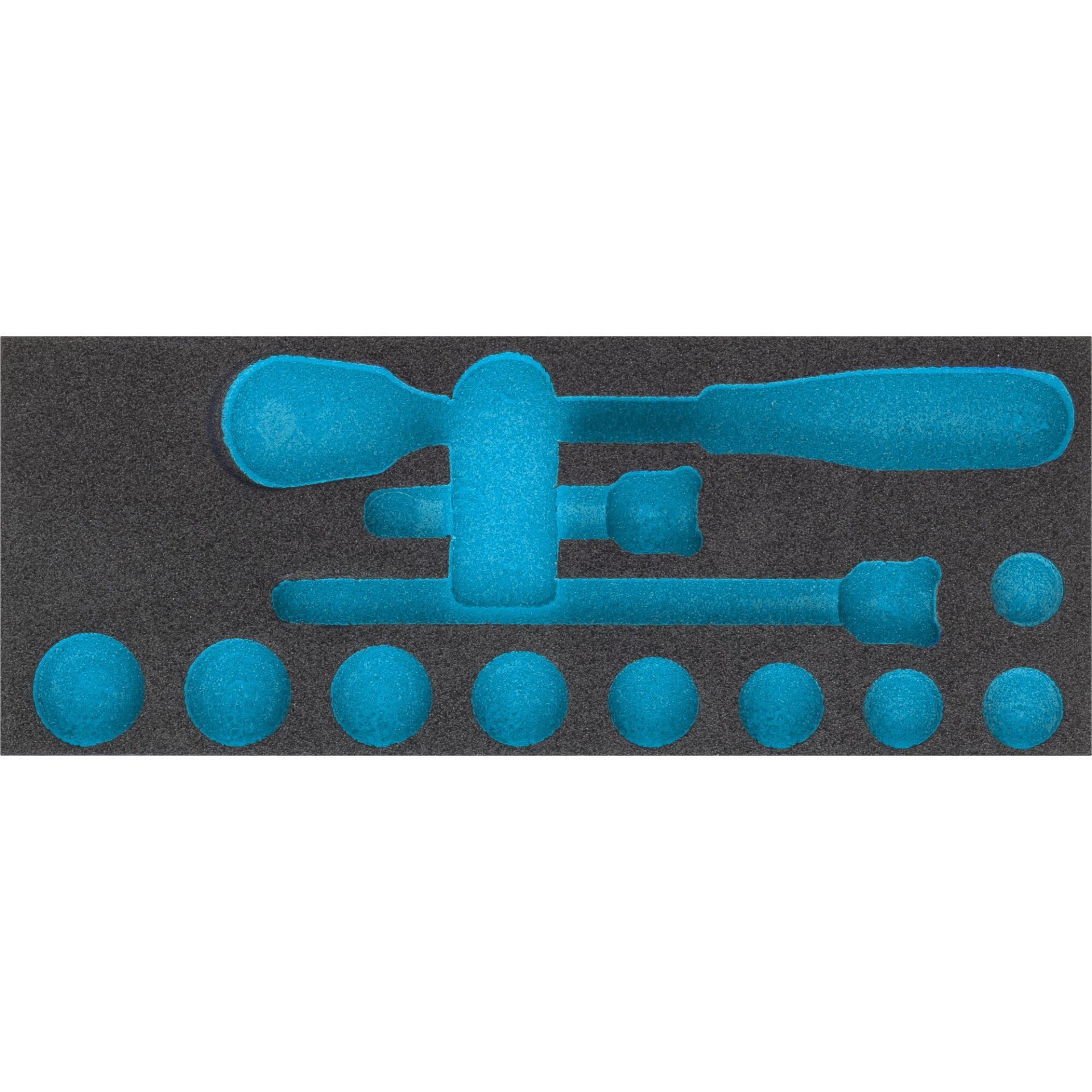 HAZET 2-component soft foam insert 163-454L
