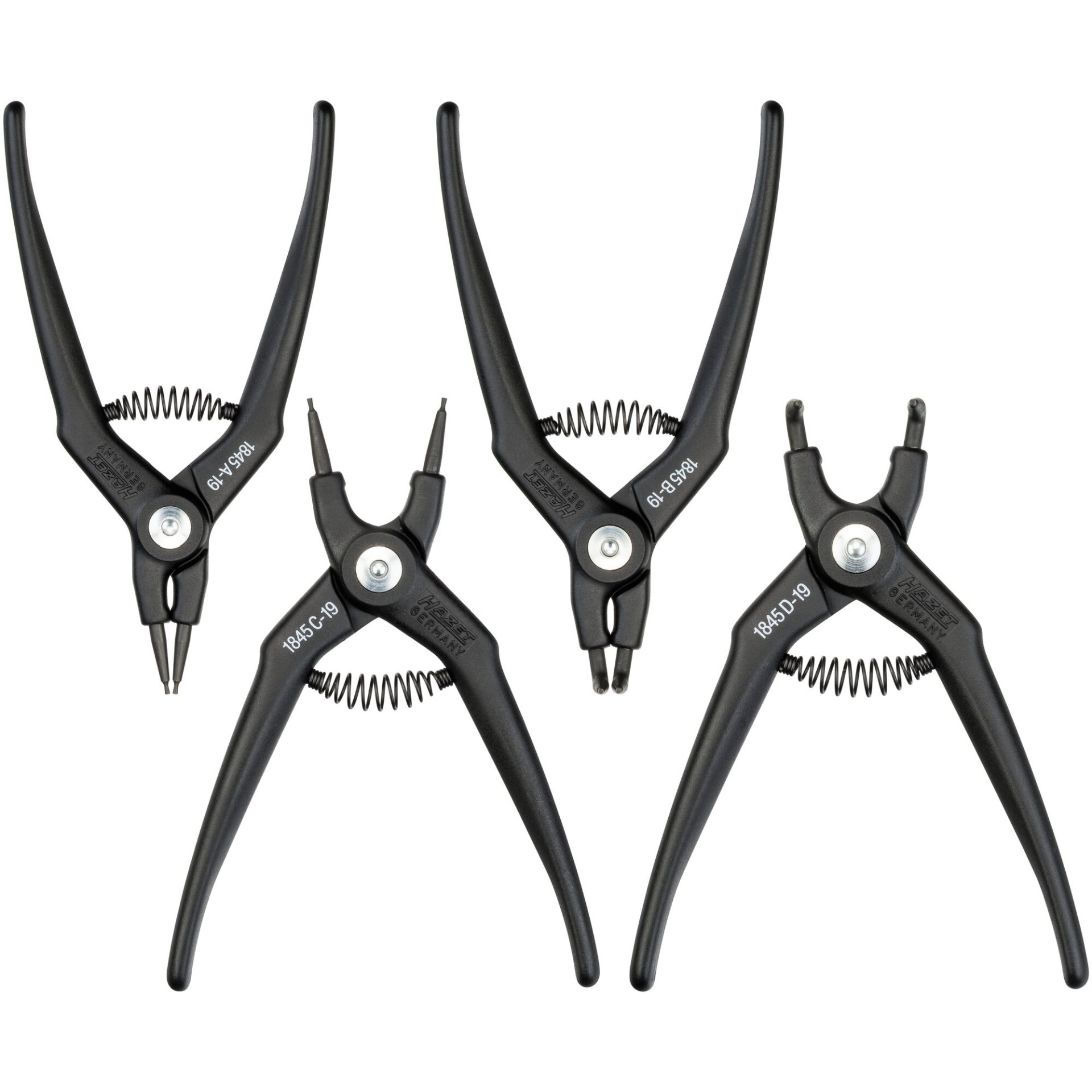 HAZET Circlip pliers set 1845/4 ∙ 4 pieces ∙ Number of tools: 4