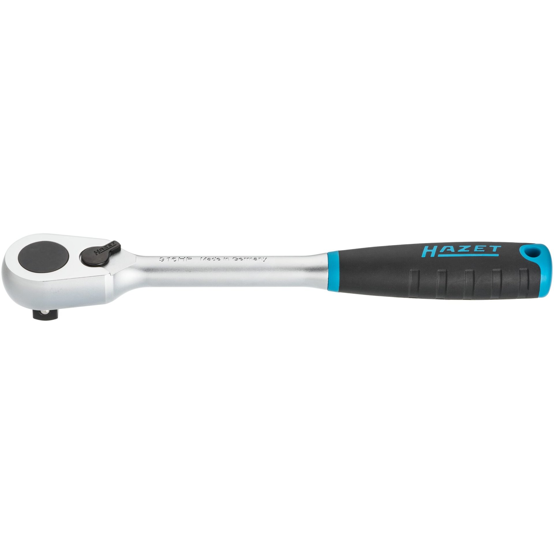HAZET HiPer Feinzahn-Umschaltknarre 916HP ∙ 1/2 Zoll (12,5 mm) Vierkant massiv ∙ 275 mm