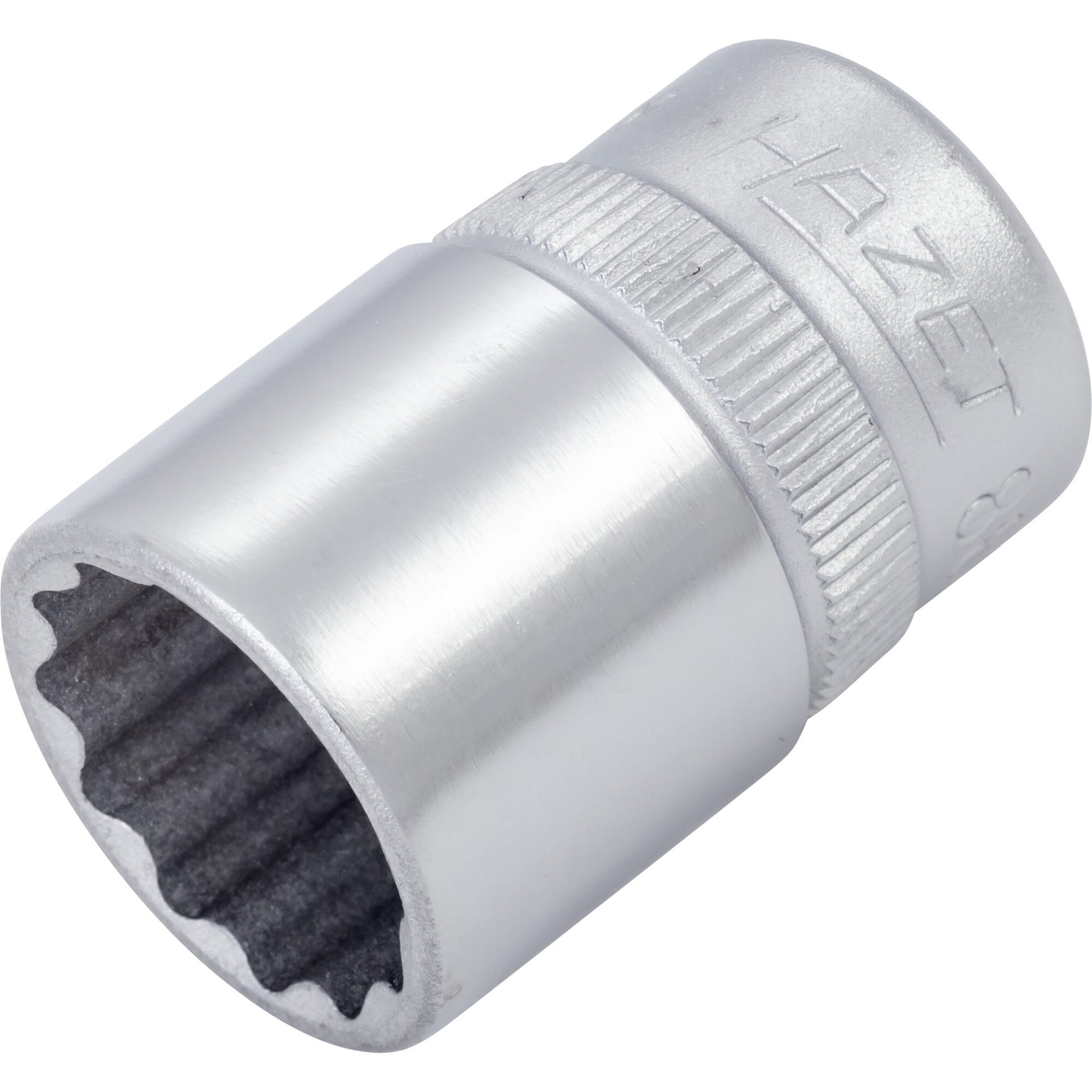 HAZET Steckschlüsseleinsatz 880Z-14 ∙ 3/8 Zoll (10 mm) Vierkant hohl ∙ Außen-Tractionsprofil Doppelsechskant ∙ SW 14 mm