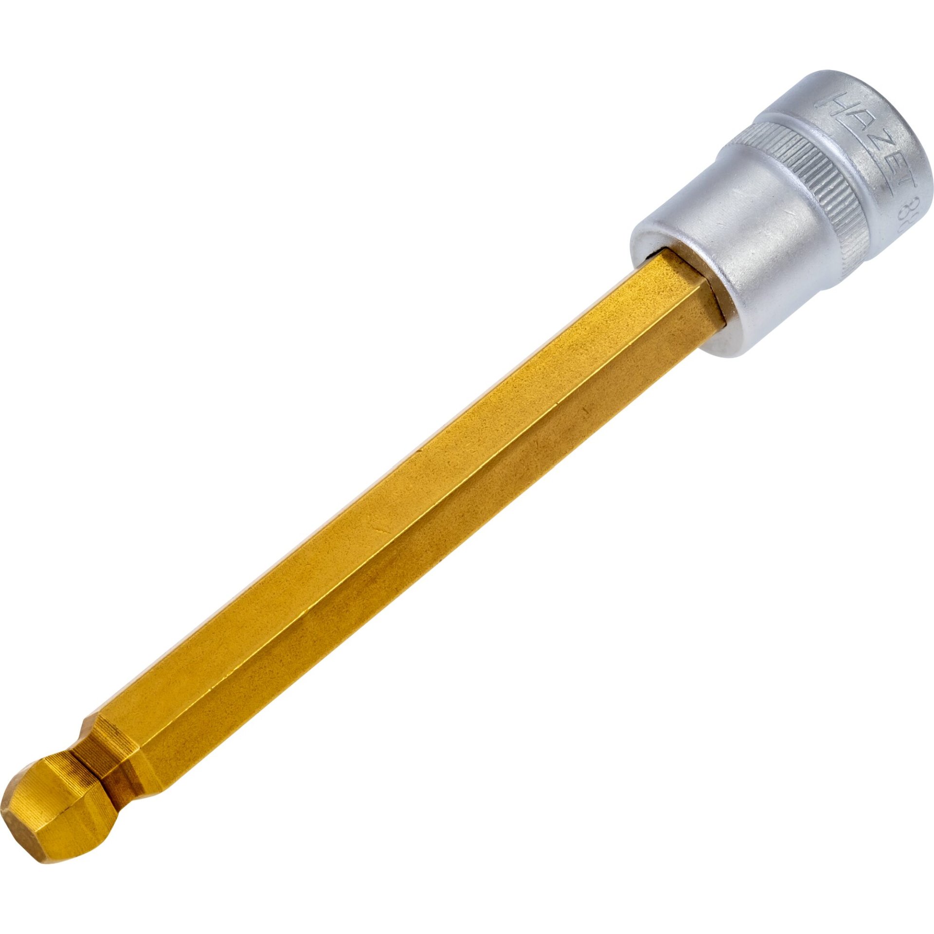 HAZET Schraubendreher-Steckschlüsseleinsatz 8801KK-10 ∙ 3/8 Zoll (10 mm) Vierkant hohl ∙ Innensechskant Profil ∙ SW 10 mm