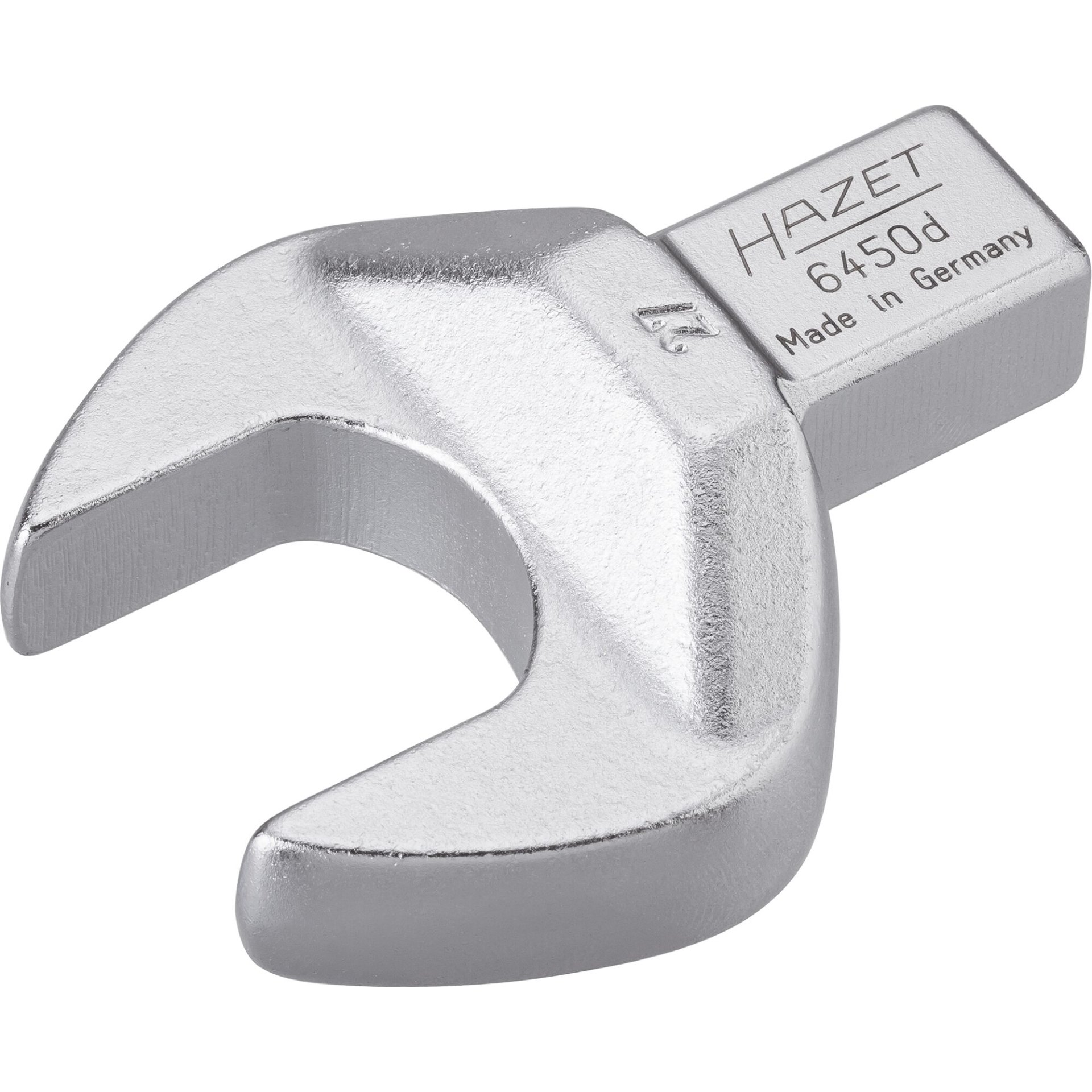 HAZET Einsteck-Maulschlüssel 6450D-27 ∙ 14 x 18 mm Einsteck-Vierkant massiv ∙ Außenprofil Sechskant ∙ SW 27 mm