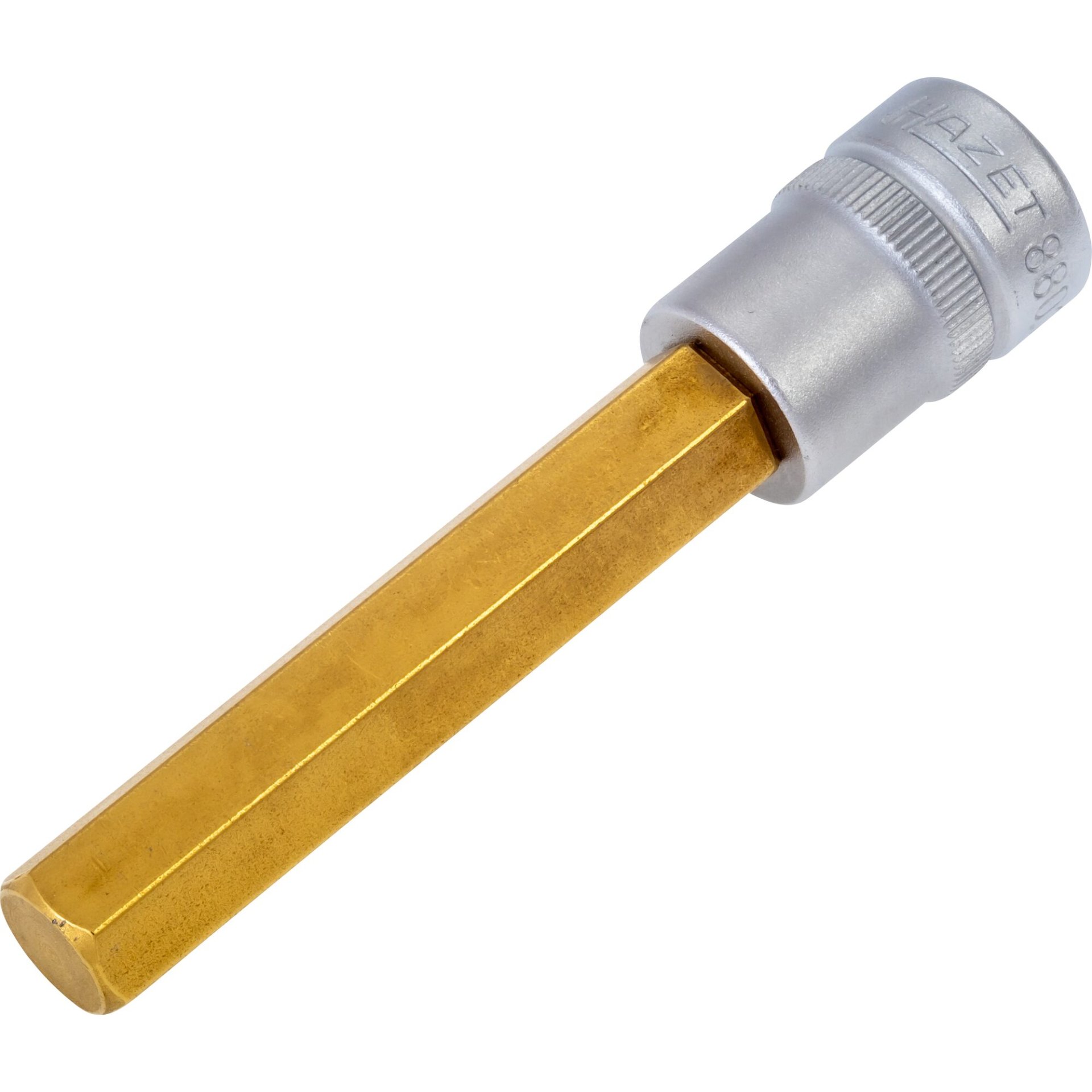 HAZET Schraubendreher-Steckschlüsseleinsatz 8801-11 ∙ 3/8 Zoll (10 mm) Vierkant hohl ∙ Innen Sechskant Profil ∙ 11 mm