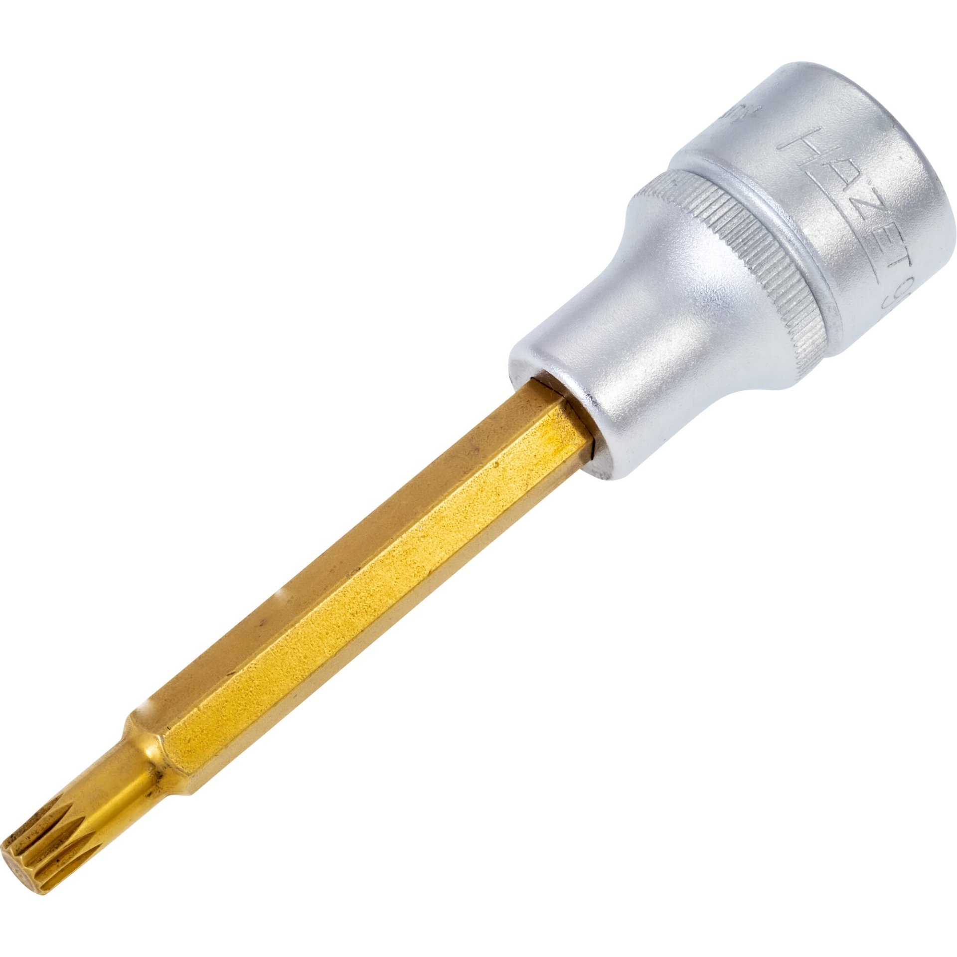 HAZET Douille mâle 990LG-9 ∙ Carré creux 1/2 pouce (12,5 mm) ∙ Profil denture multiple intérieur XZN ∙ taille M9