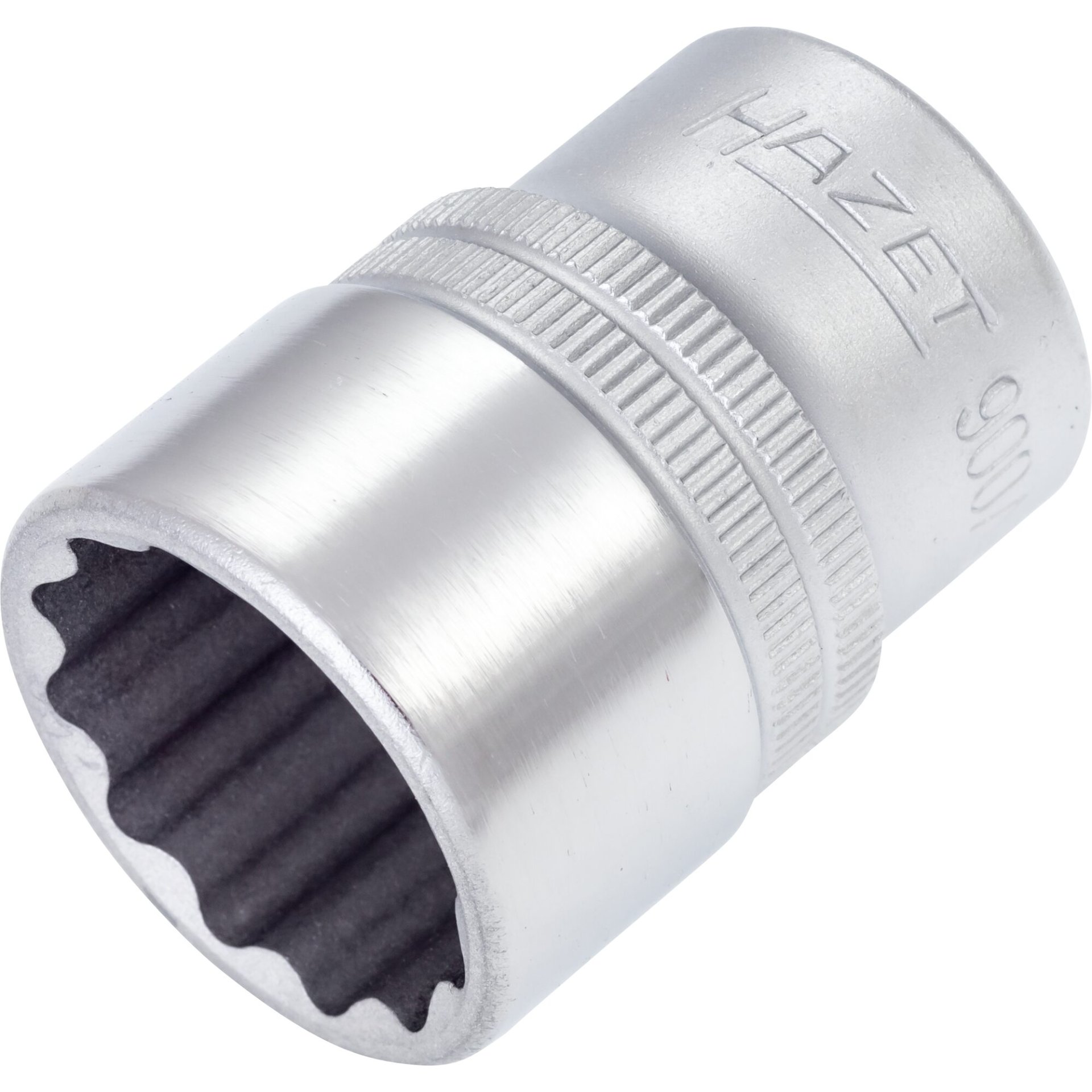 HAZET Steckschlüsseleinsatz ∙ Doppelsechskant 900AZ-7/8 ∙ 1/2 Zoll (12,5 mm) Vierkant hohl ∙ Außen Doppelsechskant-Tractionsprofil ∙ 7⁄8″