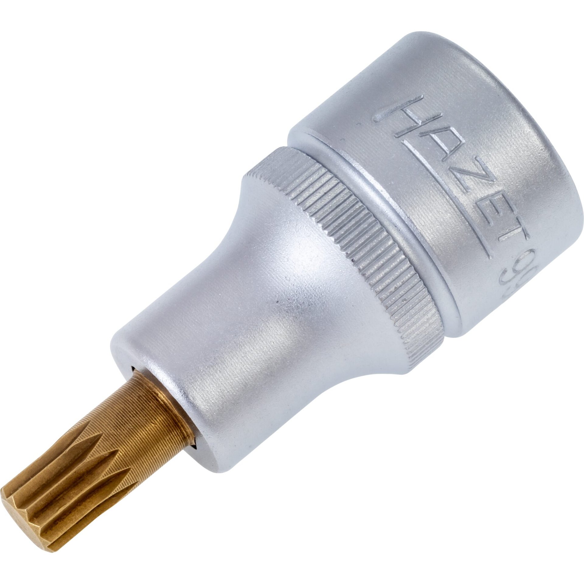HAZET Douille mâle 990-8 ∙ Carré creux 1/2 pouce (12,5 mm) ∙ Profil denture multiple intérieur XZN ∙ taille M8