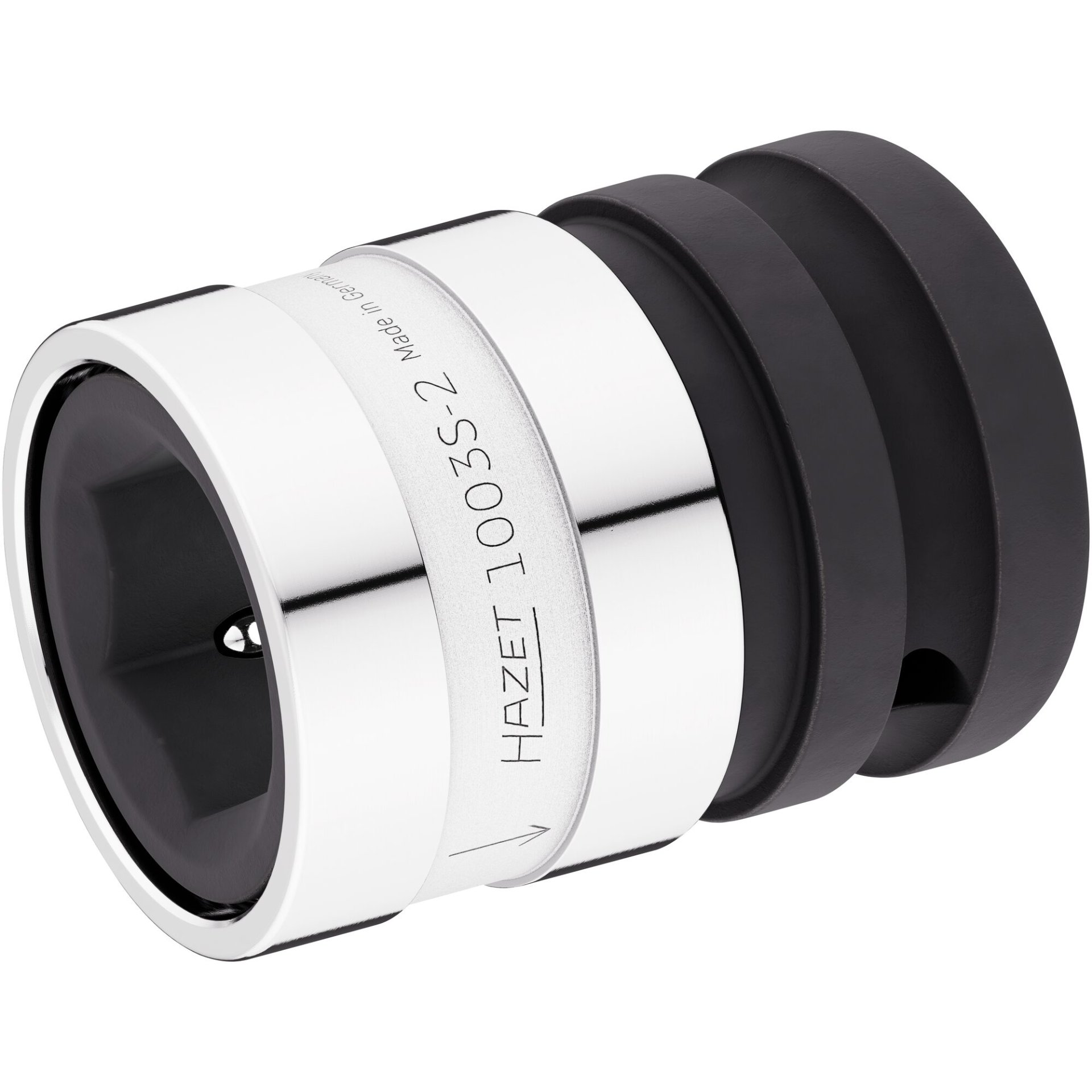 HAZET Kraft-Schnellwechseladapter 1003S-2 ∙ 3/4 Zoll (20 mm) Vierkant hohl ∙ Innensechskant Profil ∙ Länge: 54 mm
