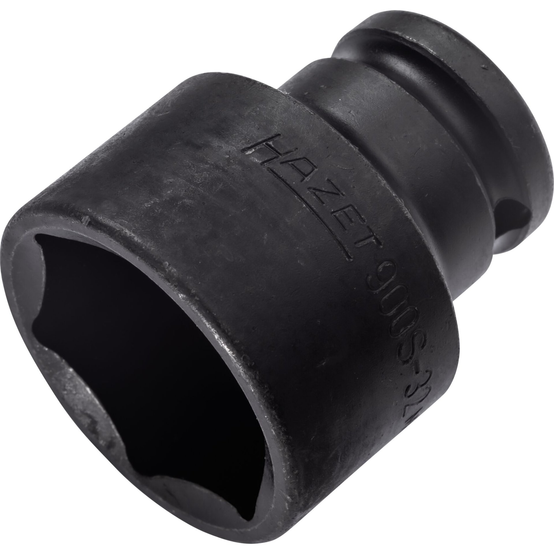 HAZET Impact socket ∙ hexagon 900S-32 ∙ 1/2 inch (12.5 mm) square, hollow ∙ Outside hexagon traction profile ∙ size 32 mm