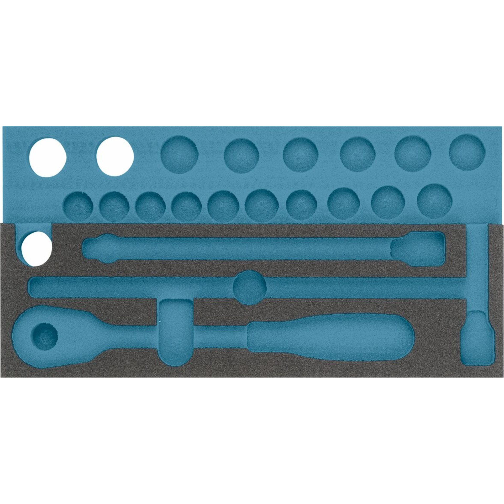 HAZET Garniture en mousse souple bimatière 163-357L ∙ 342 mm x 172 mm