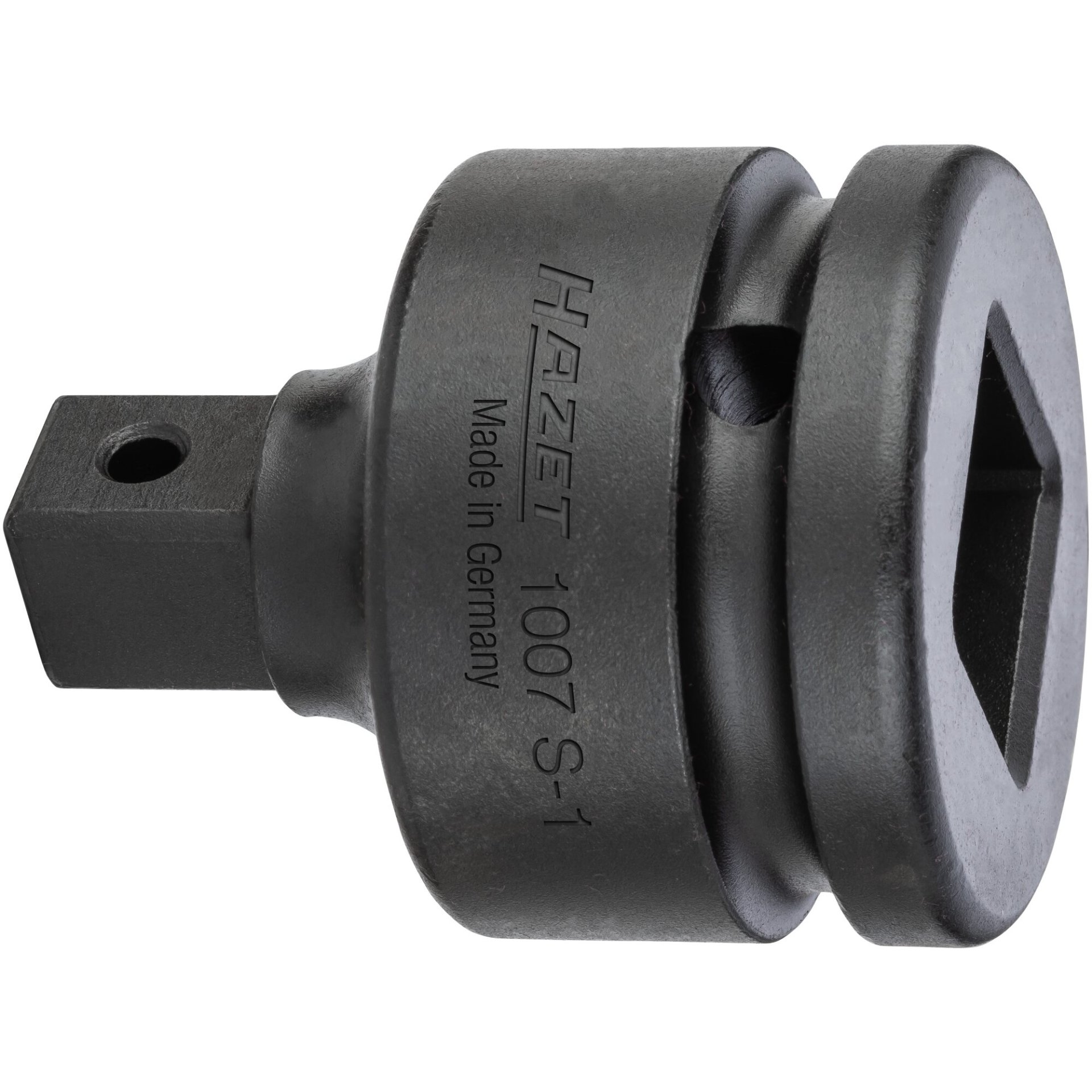 HAZET Reducer 1007S-1 ∙ 3/4 inch (20 mm) square, hollow ∙ 1/2 inch (12.5 mm) square, solid ∙ 56 mm