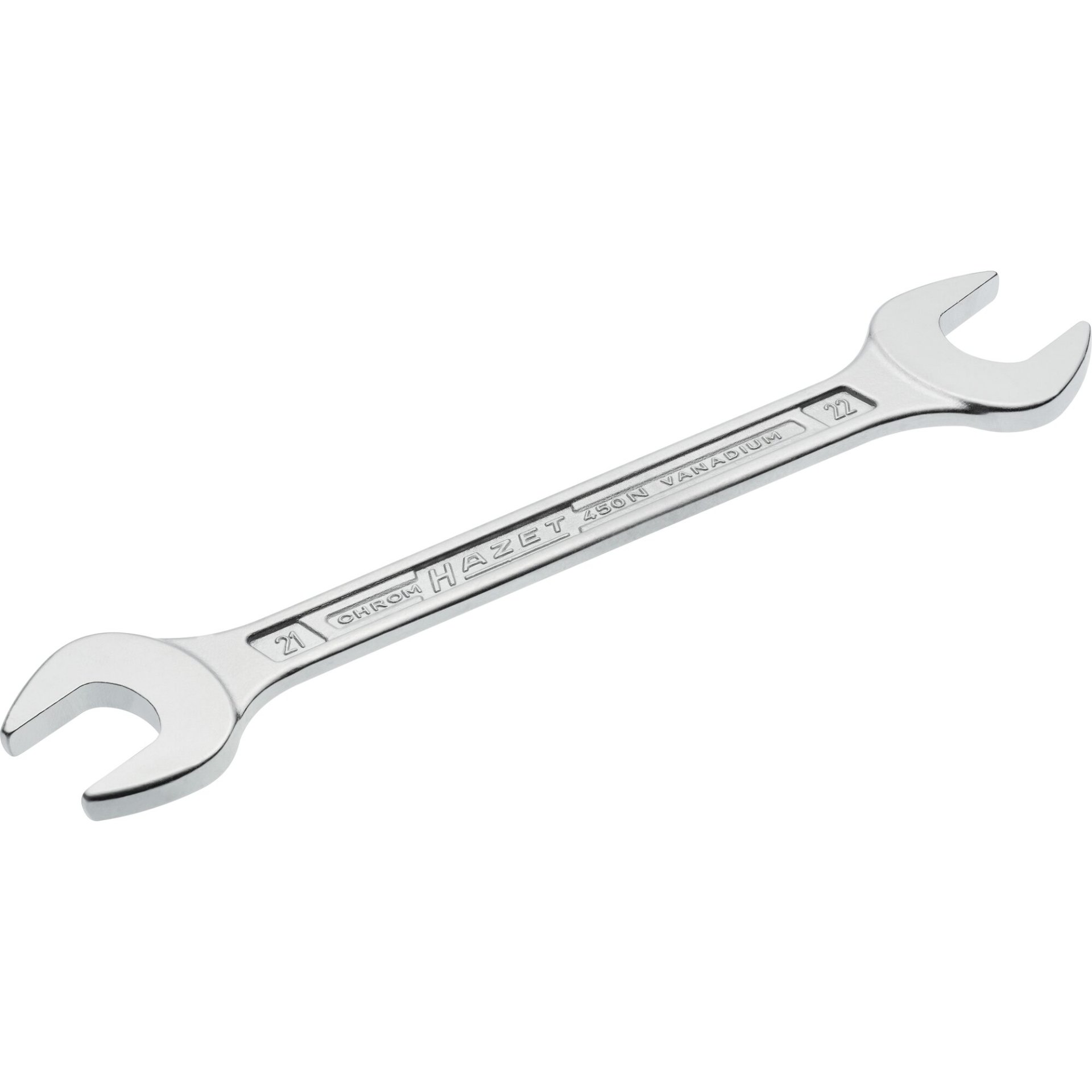 HAZET Llave de dos bocas 450N-21X22 ∙ Perfil de hexágono exterior ∙ ancho de llave 21 x 22 mm