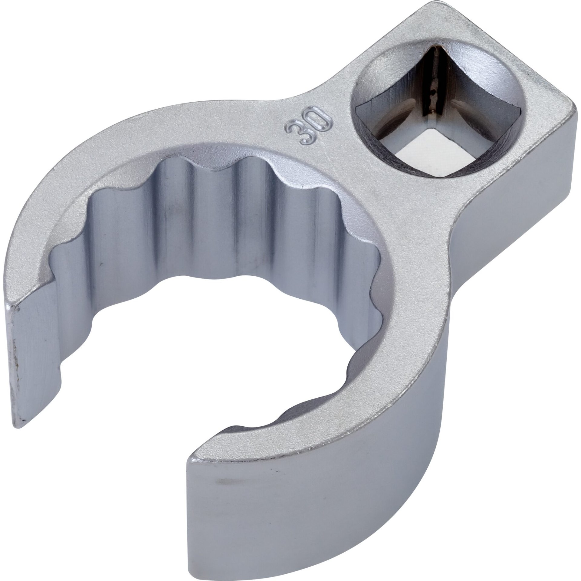 HAZET Box-end wrench ∙ 12-point ∙ open 848Z-30 ∙ 1/2 inch (12.5 mm) square, hollow ∙ Outside 12-point profile ∙ size 30 mm ∙ Inside square 12.5 = 1⁄2″