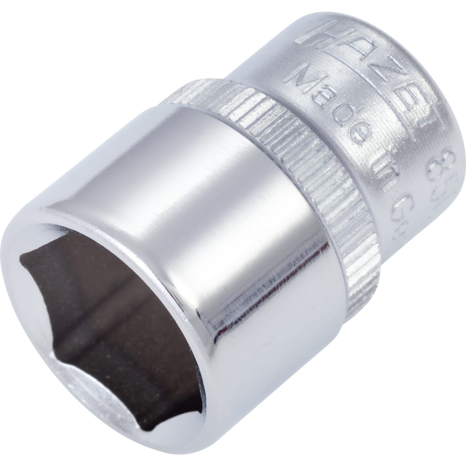 HAZET Steckschlüsseleinsatz 850A-1/2 ∙ 1/4 Zoll (6,3 mm) Vierkant hohl ∙ Außen-Tractionsprofil Sechskant ∙ SW 1⁄2″