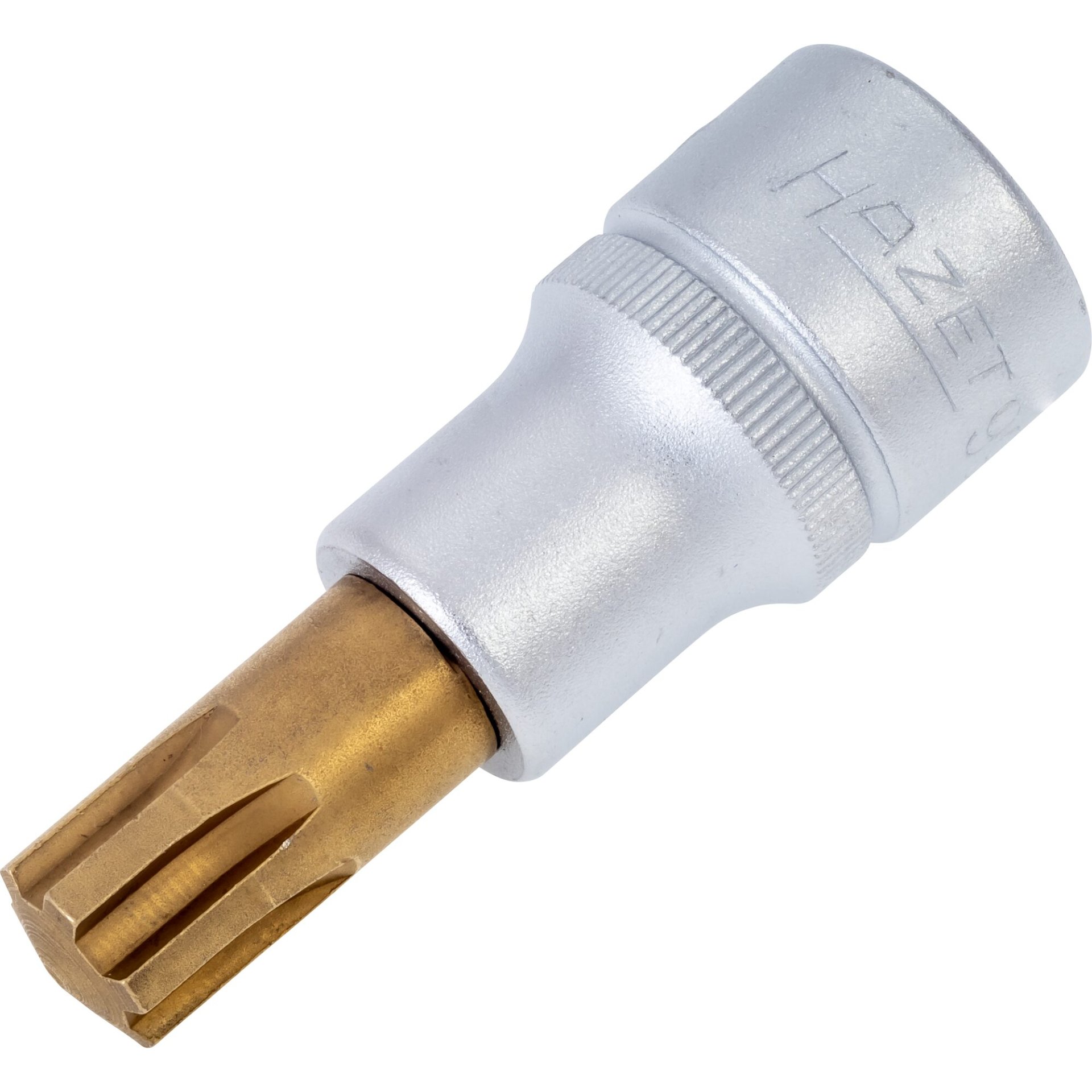 HAZET Schraubendreher-Steckschlüsseleinsatz 991-12 ∙ 1/2 Zoll (12,5 mm) Vierkant hohl ∙ Innen Keilprofil Ribe-CV ∙ M12