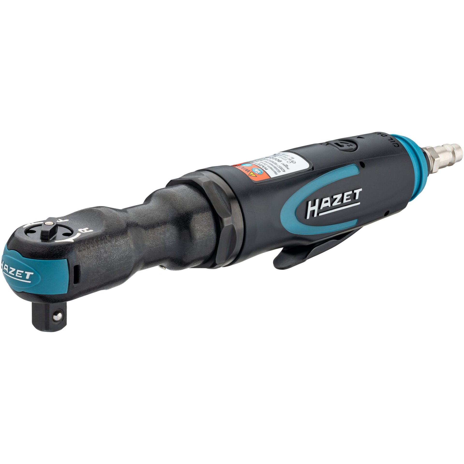 HAZET Air ratchet 9022P-2 ∙ 1/2 inch (12.5 mm) square, solid ∙ 258 mm