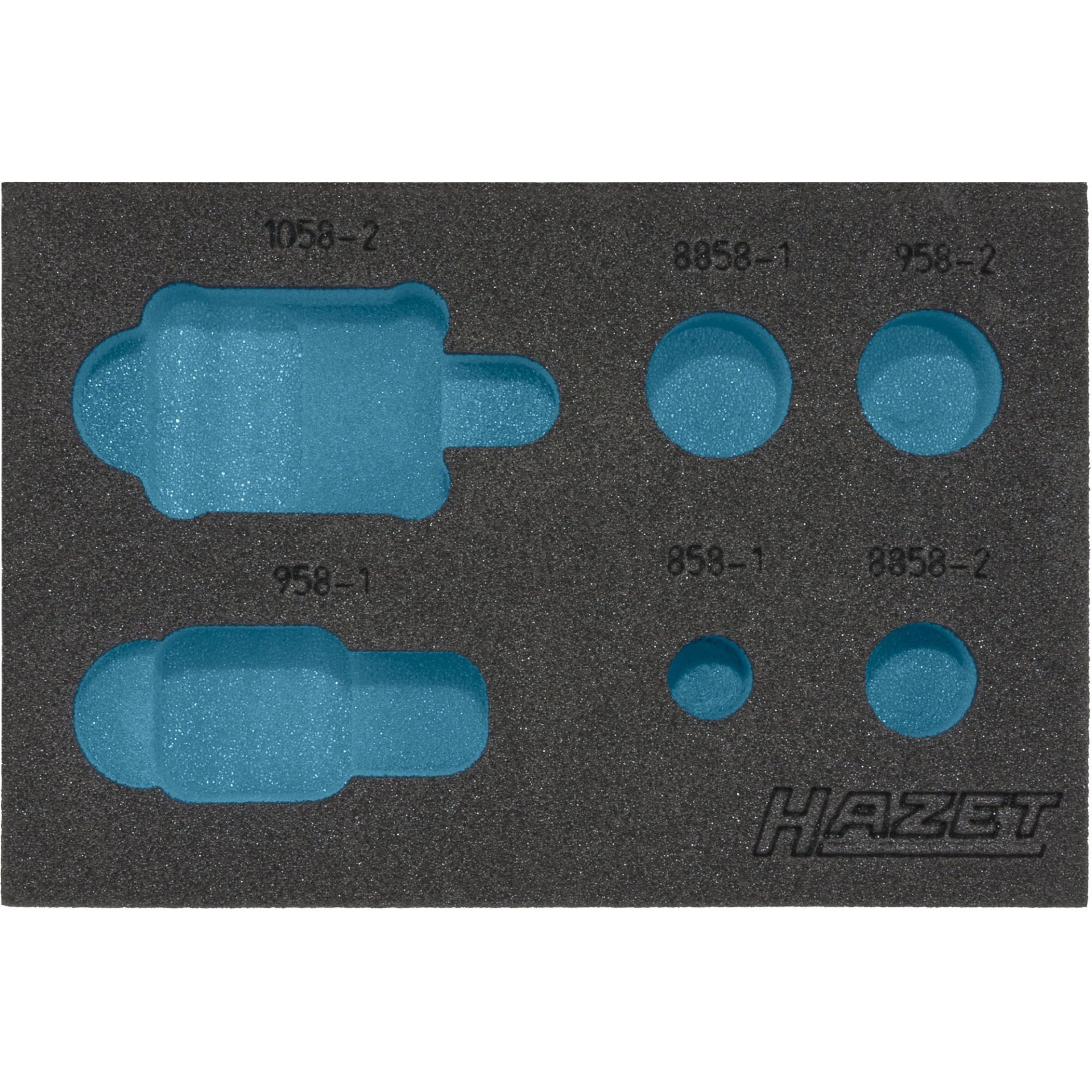 HAZET Garniture en mousse souple bimatière 163-217L ∙ 172 mm x 114 mm